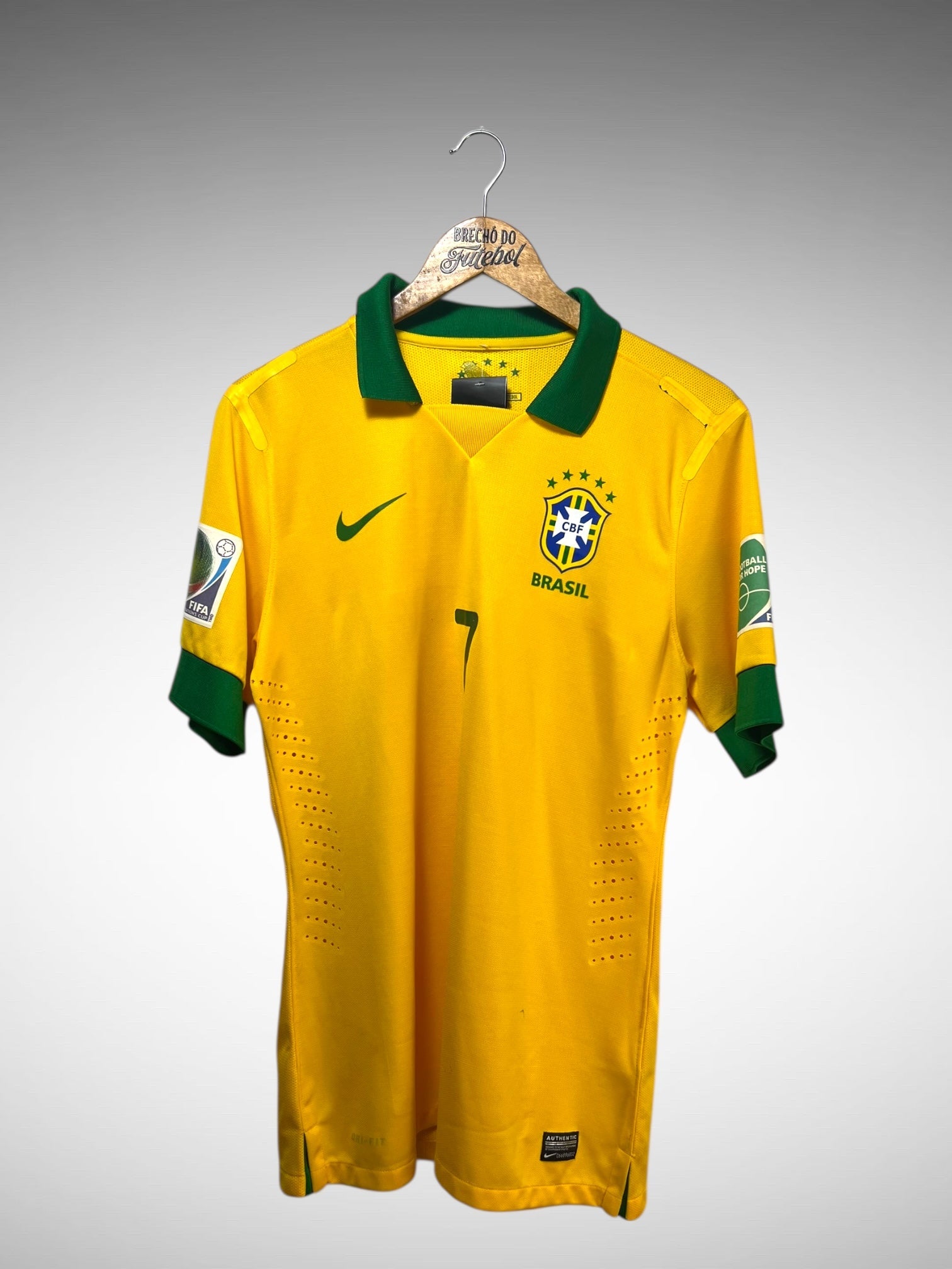 Brasil 2013 Primeira Camisa Tam G N 7.