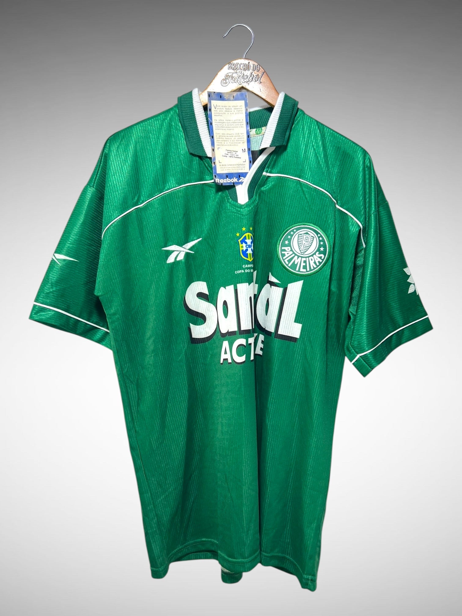Palmeiras 1998 Primeira Camisa Tam M N 10.