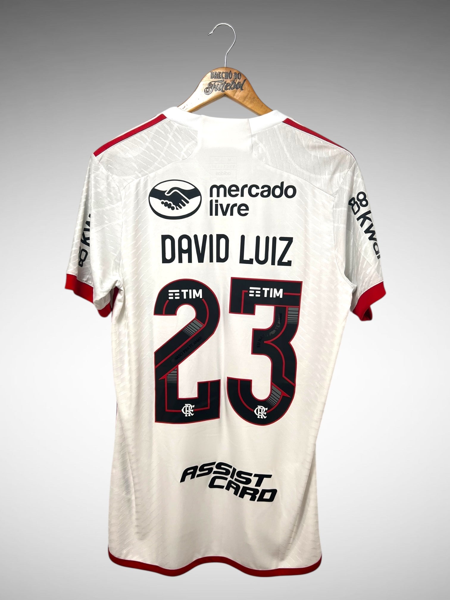 Flamengo 2024 Segunda Camisa Tam M N 23 David Luiz.