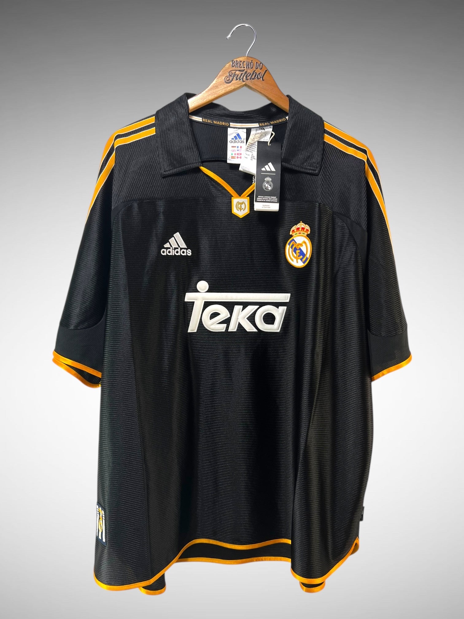 Real Madrid 1999 Reedição Segunda Camisa Tam GG.