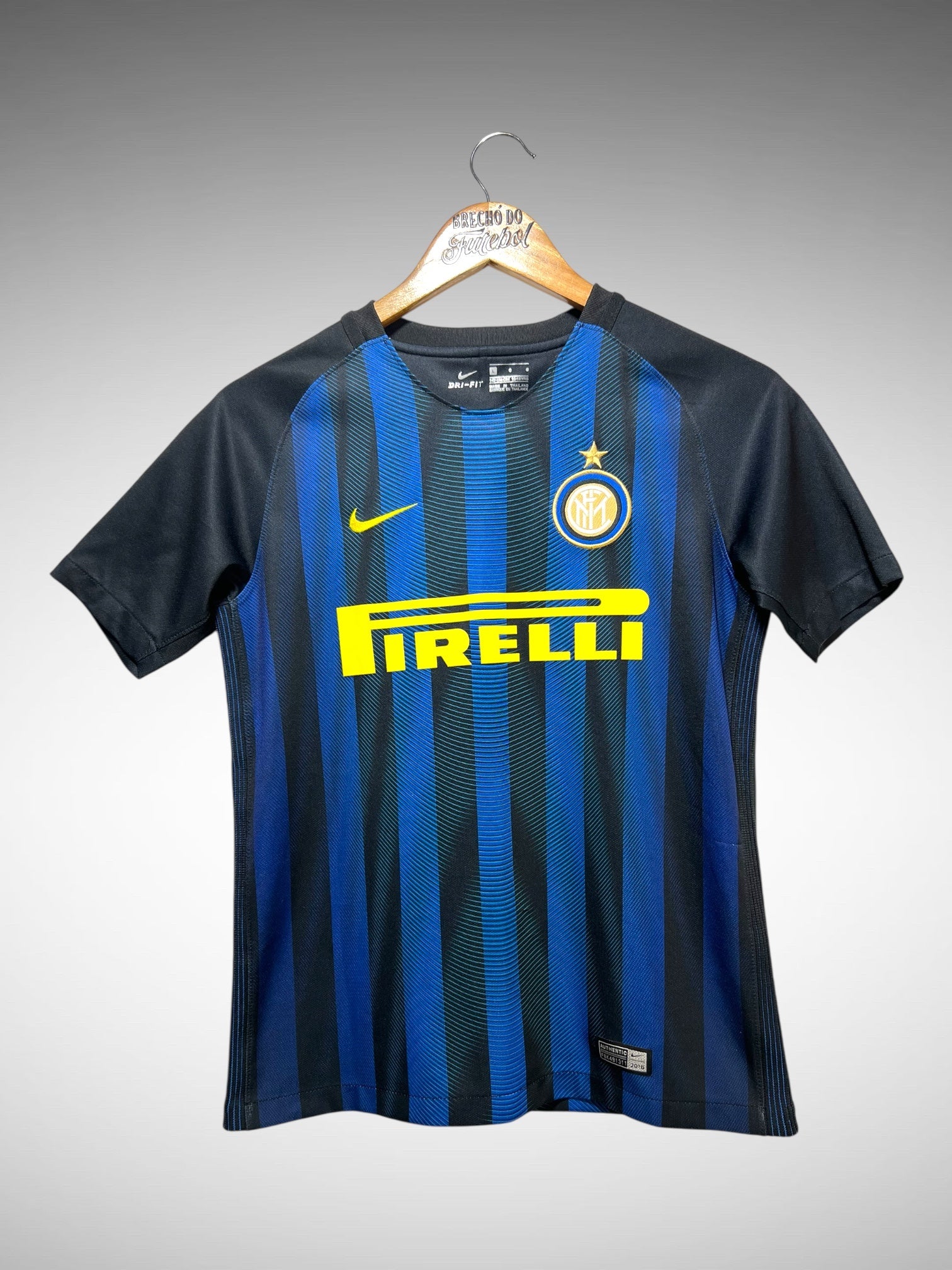Inter De Milão 2016 Primeira Camisa Tam 12 Anos Infantil.