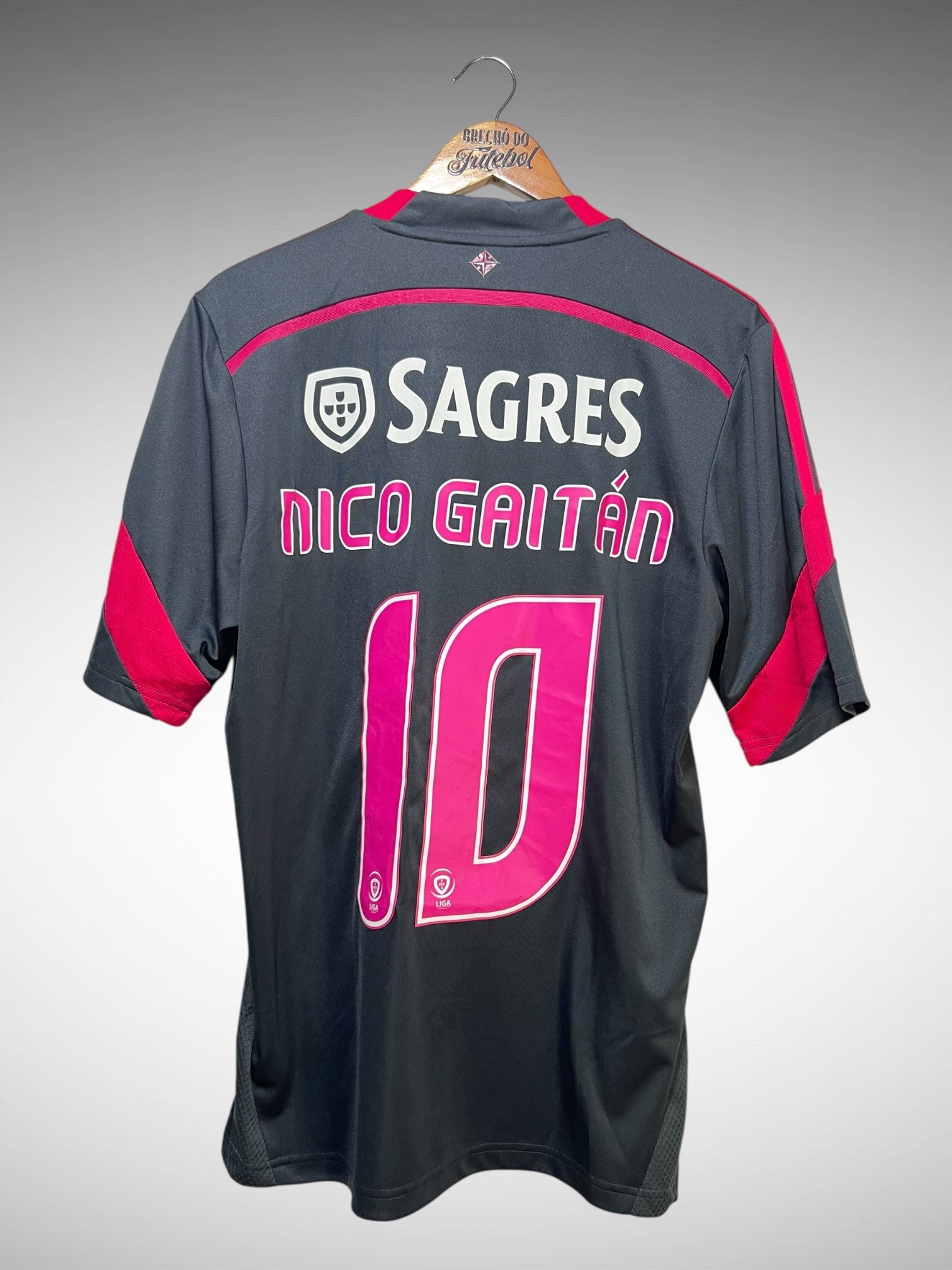 Benfica 2014 Segunda Camisa Tam M N 10 Nico Gaitán.