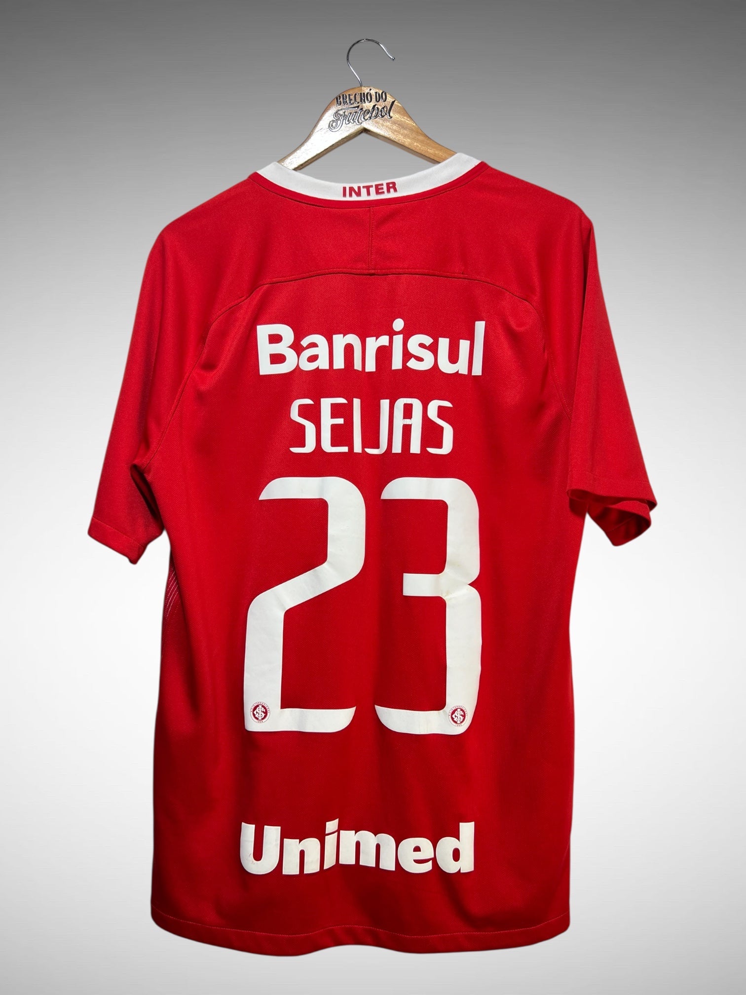 Internacional 2016 Primeira Camisa Tam G N 23 Seijas.