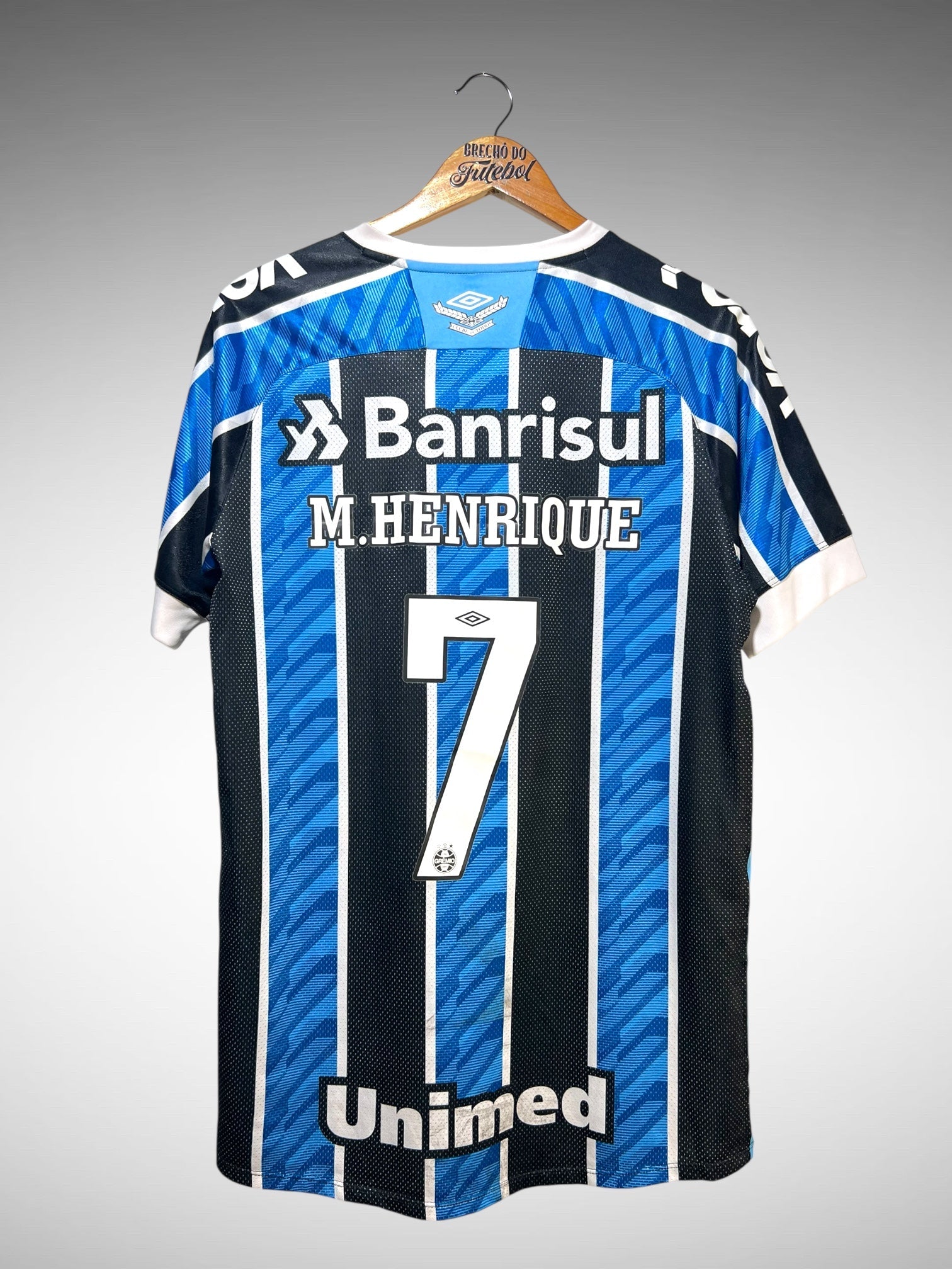 Grêmio 2020 Primeira Camisa Tam M N 7 M. Henrique.