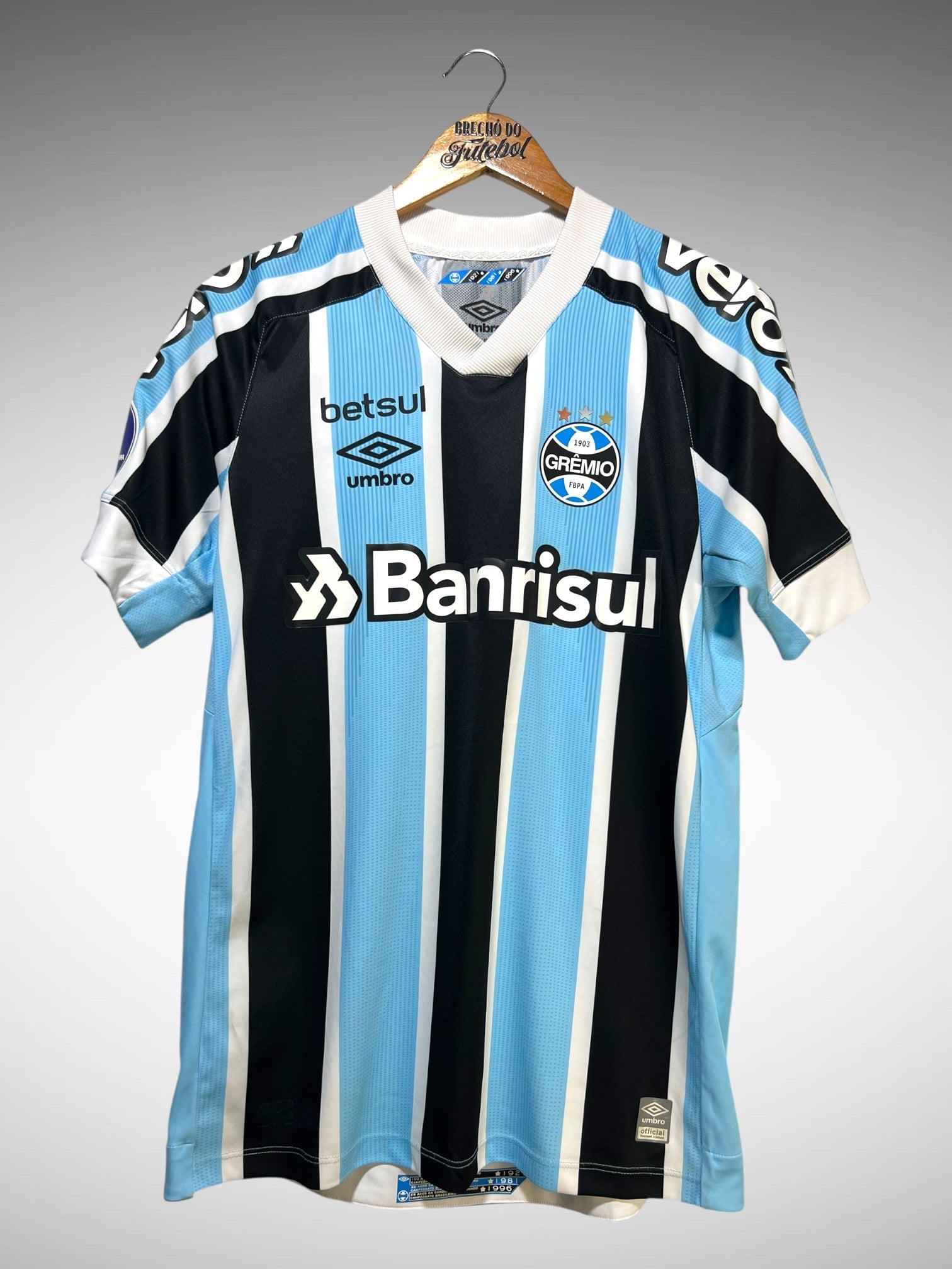Grêmio 2021 Primeira Camisa Sul-Americana Tam M N 10 Jean Pyerre.