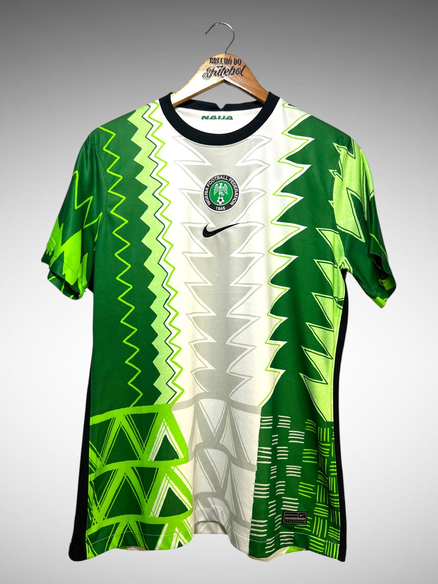 Nigeria 2020 Primeira Camisa Tam GG Feminina.