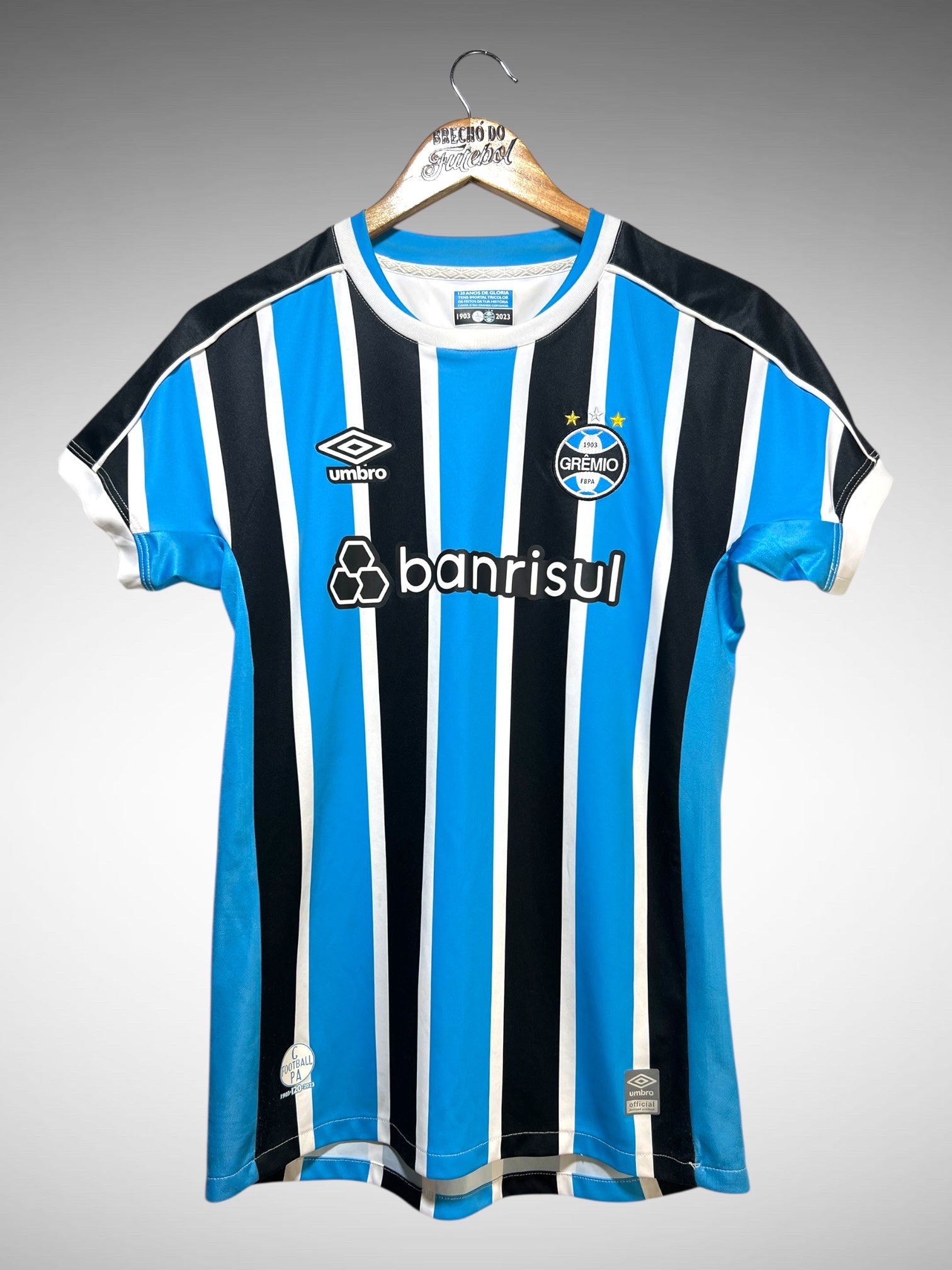 Grêmio 2023 Primeira Camisa Tam 14 Anos Infantil.