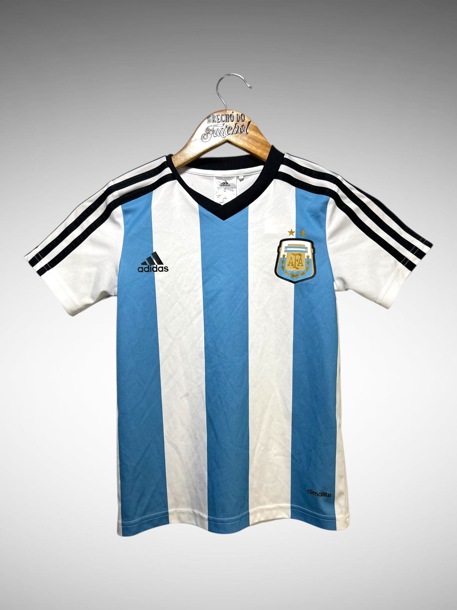 Argentina 2014 Primeira Camisa Tam 8 anos Infantil.