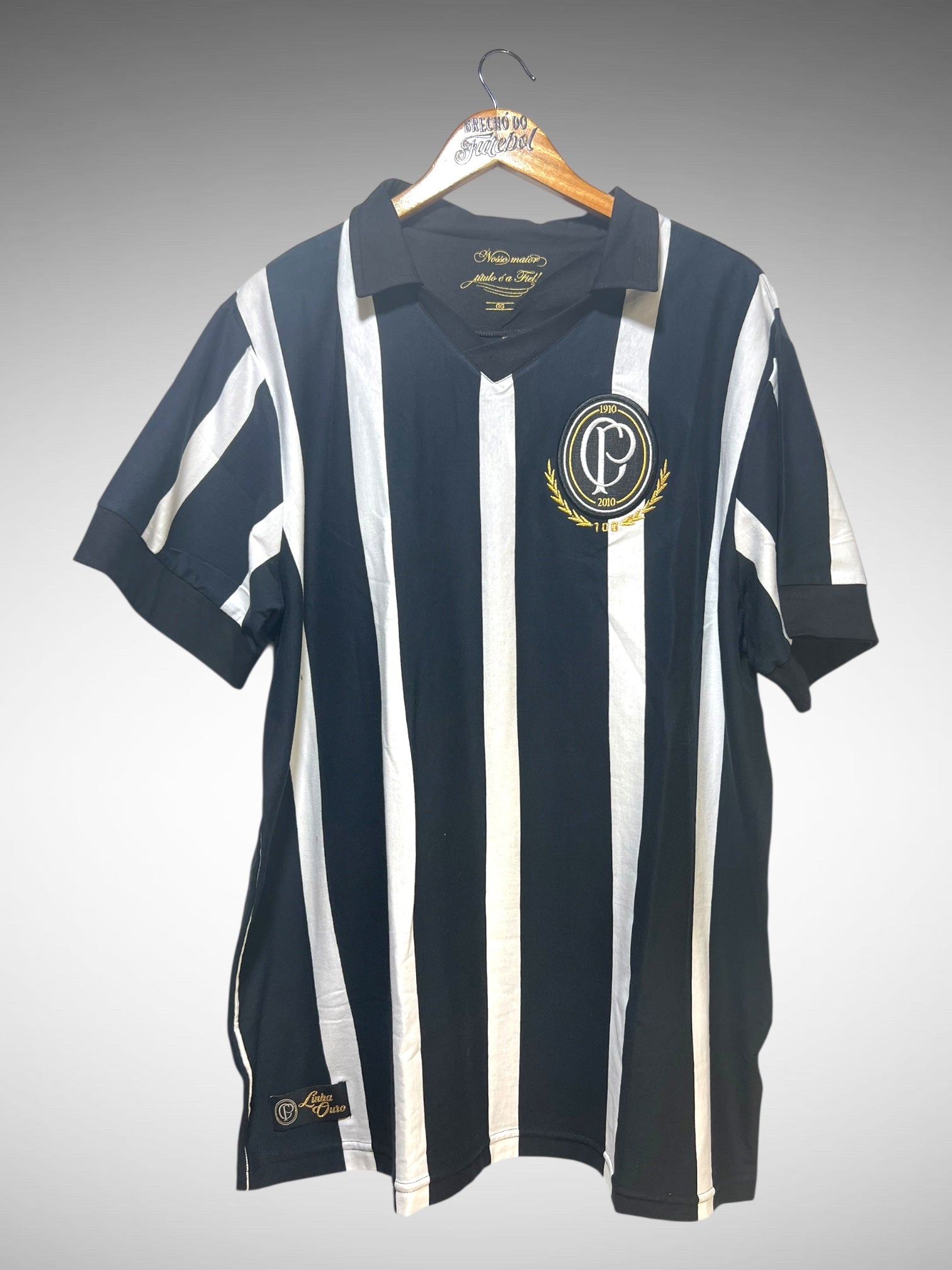 Corinthians 2010 Retro Camisa Centenário Tam GG.