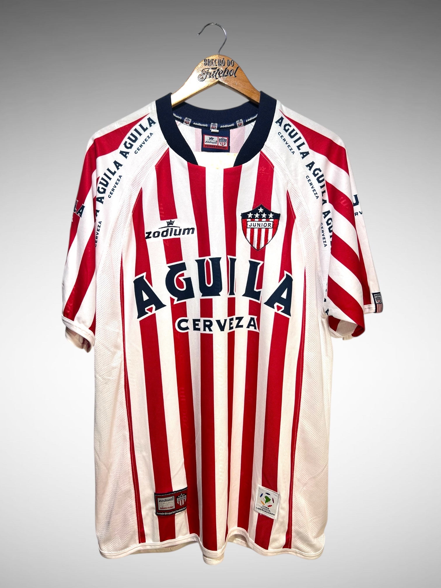 Júnior Barranquilla 2005 Primeira Camisa Tam GG N 4 Mendez.