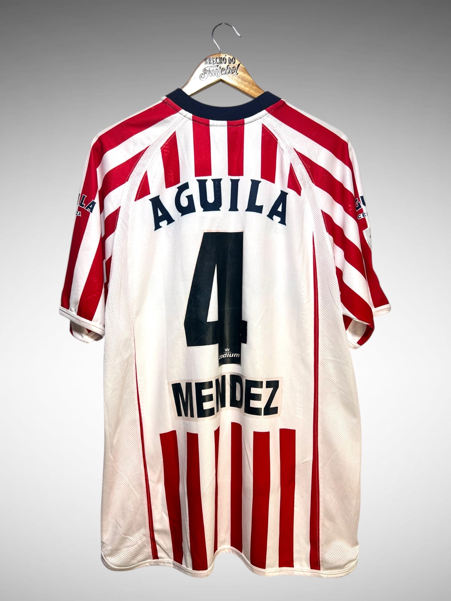 Júnior Barranquilla 2005 Primeira Camisa Tam GG N 4 Mendez.