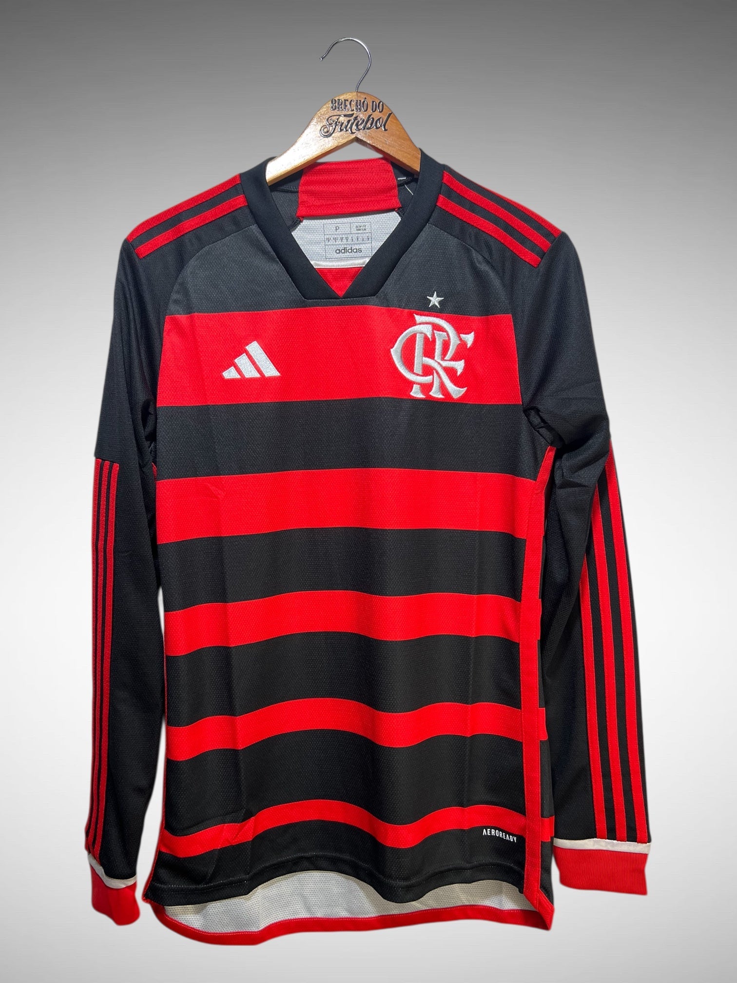 Flamengo 2024 Primeira Camisa Tam P Mangas Longas.