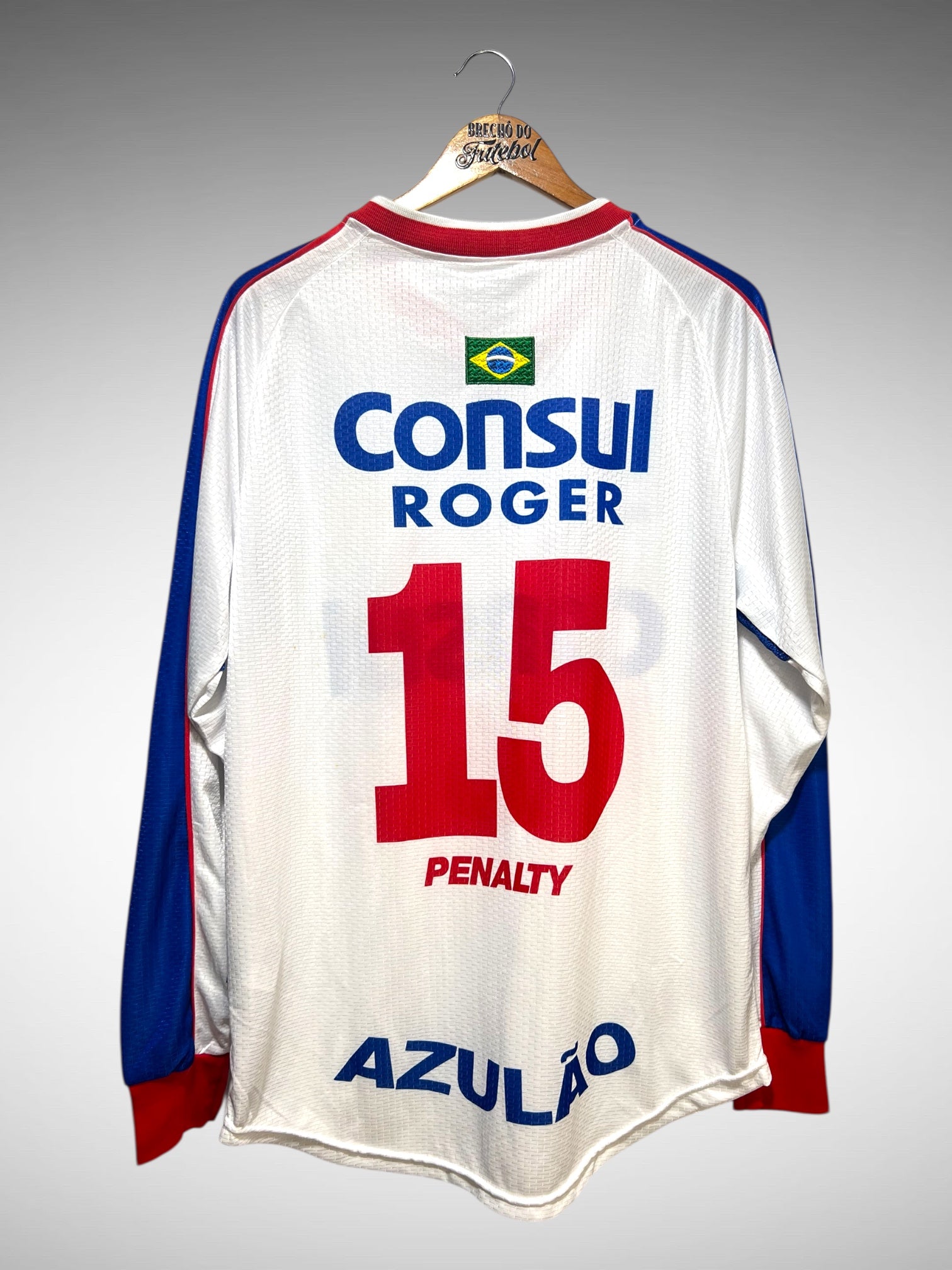 São Caetano 2001 Segunda Camisa Tam G N 15 Roger Mangas Longas.