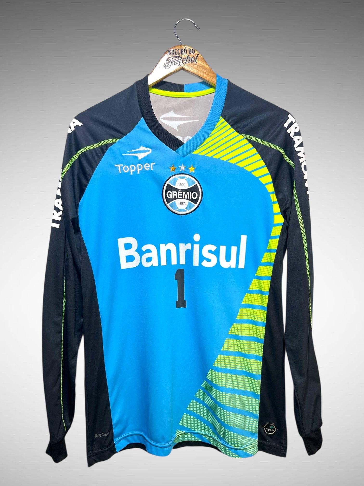 Grêmio 2013 Camisa de Treino Tam M N 1 Mangas Longas.