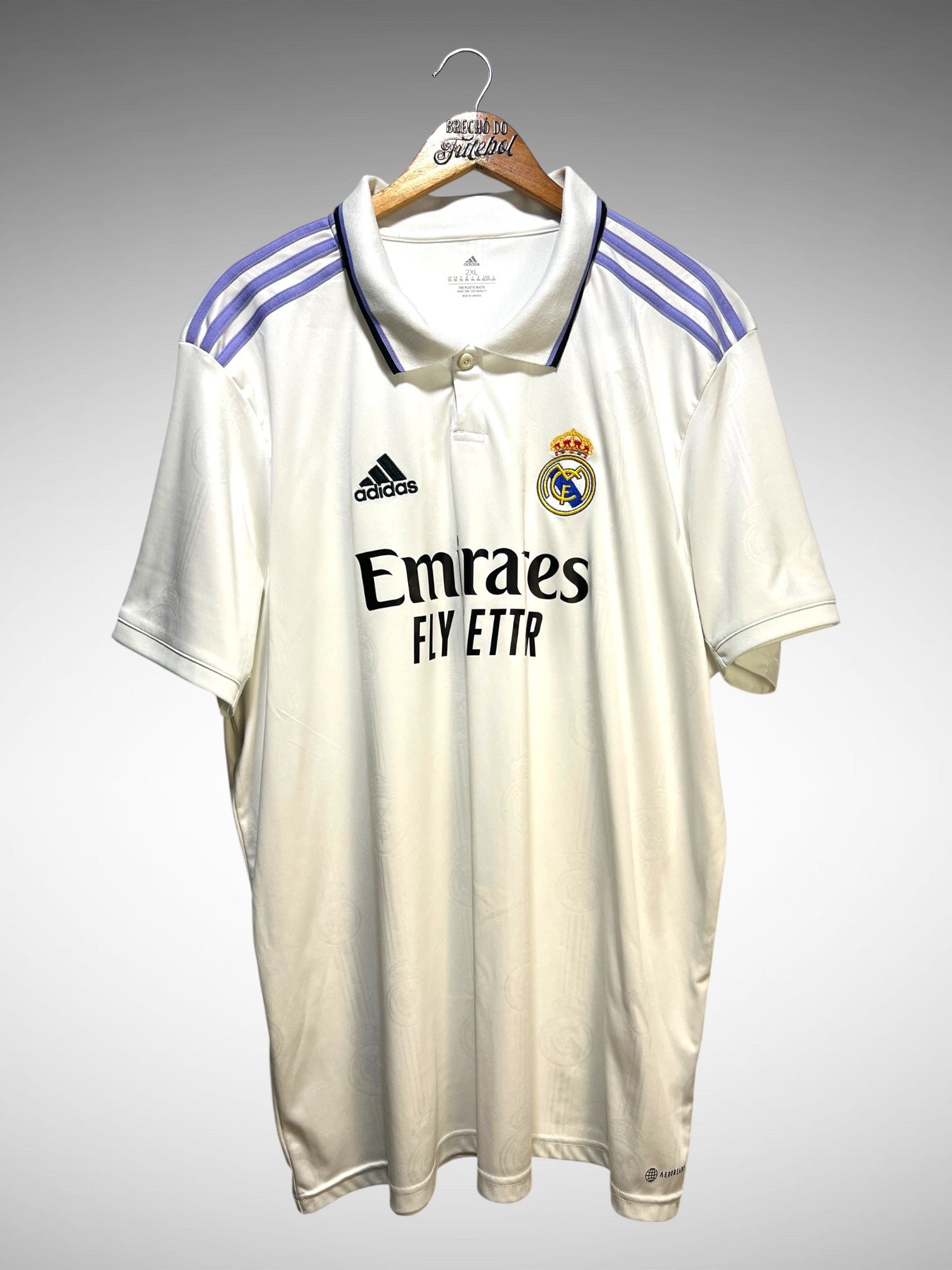 Real Madrid 2022 Primeira Camisa Tam 3G.