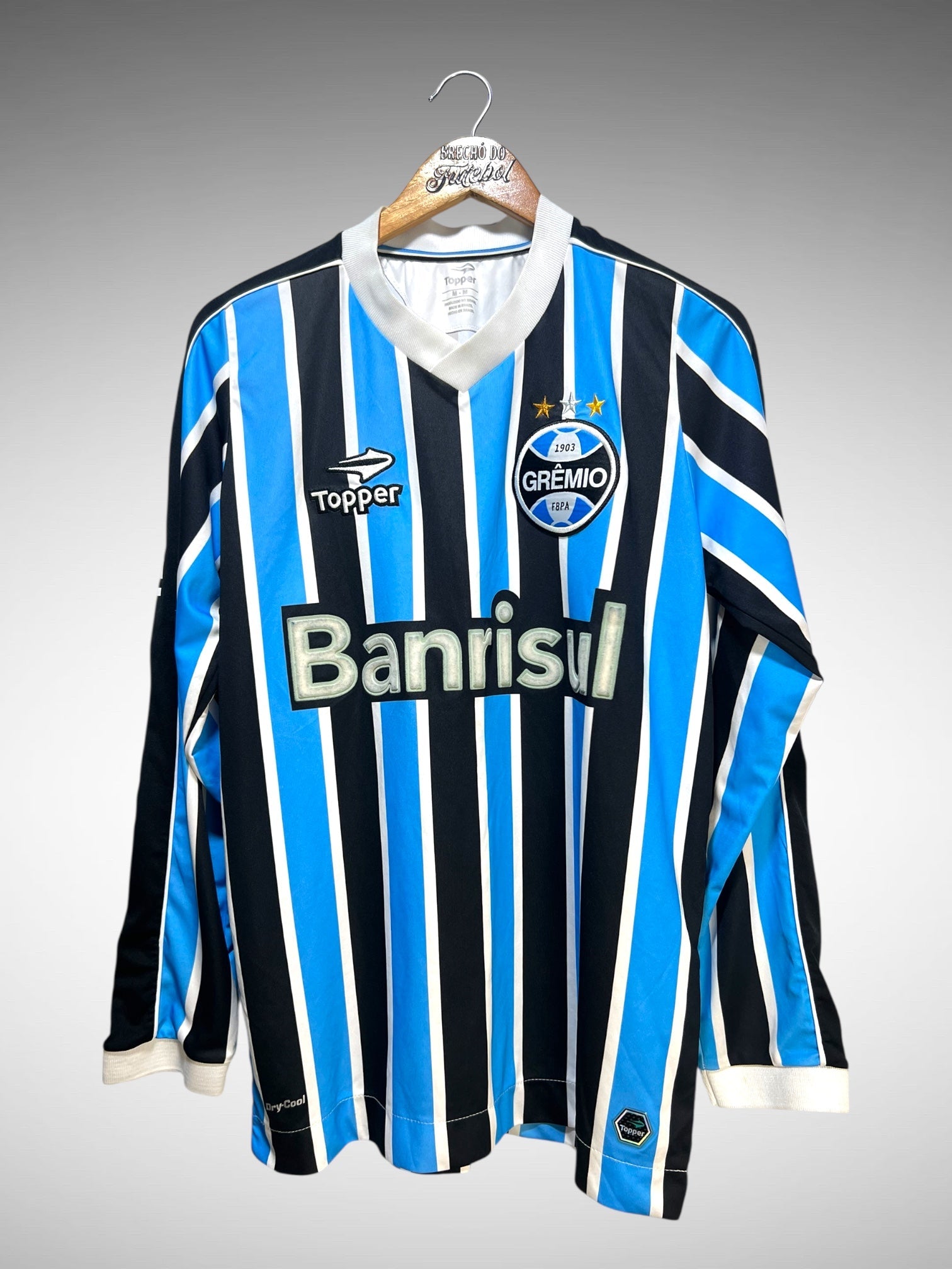 Grêmio 2013 Primeira Camisa Tam M N 10 Mangas Longas.