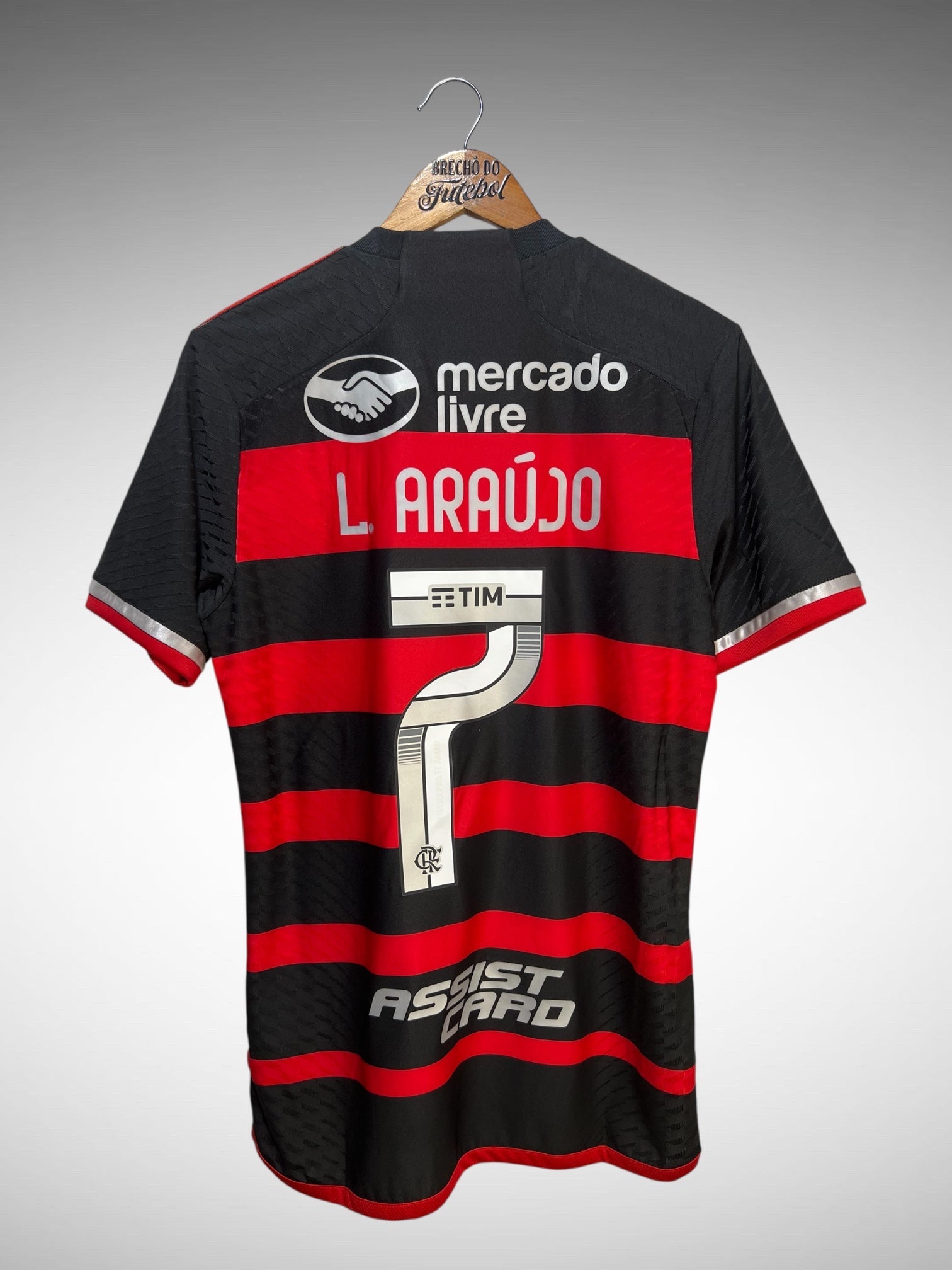 Flamengo 2024 Primeira Camisa Tam P N 7 L. Araújo.