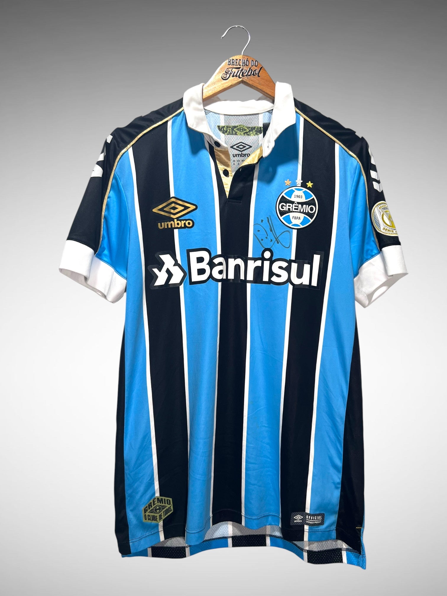 Grêmio 2019 Primeira Camisa Tam M N 90 André Felipe.