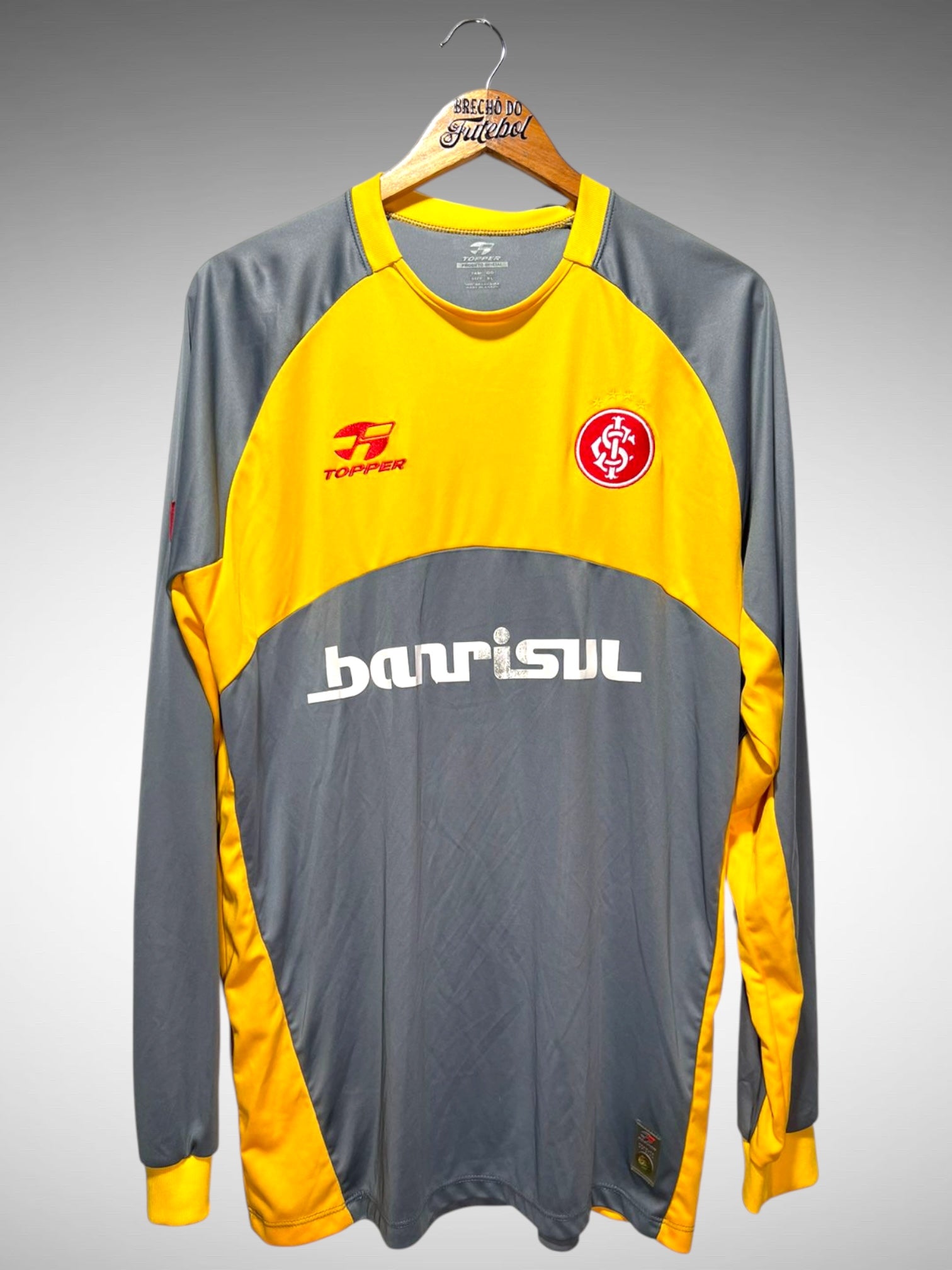 Internacional 2005 Camisa de Goleiro Tam GG N 1 Mangas Longas.