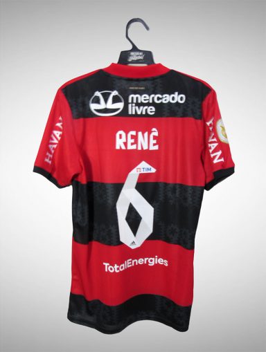 Flamengo 2021 Primeira Camisa Tam P N# 6 Renê.