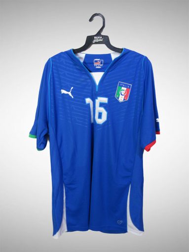 Itália 2013 Primeira Camisa Tam Gg N# 16 De Rossi.