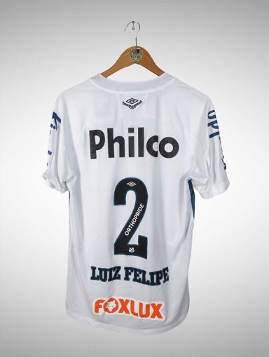 Santos 2020 Primeira Camisa Tam M N# 2 Luiz Felipe.