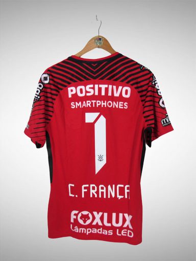 Corinthians 2017 Camisa Goleiro Tam G N# 1 França.