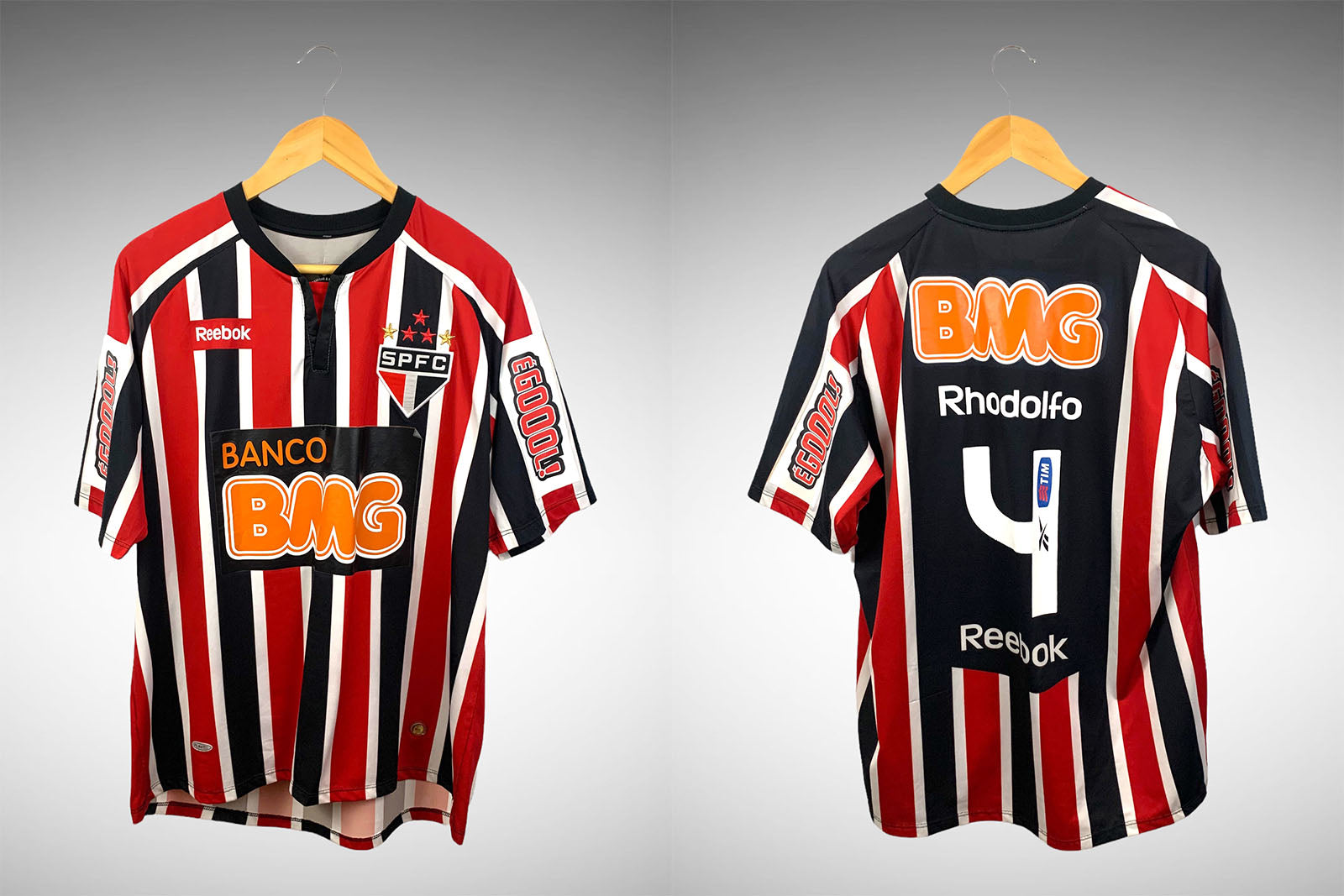 São Paulo 2010 Segunda Camisa Tam Gg N# 4 Rhodolfo.