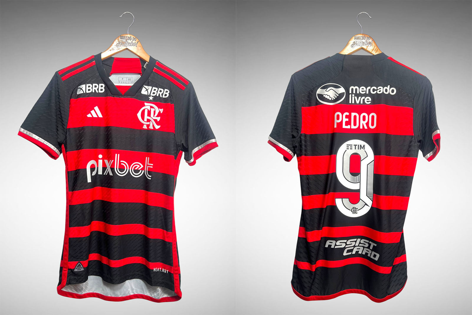 Flamengo 2024 Primeira Camisa Tam P Nº9 Pedro.