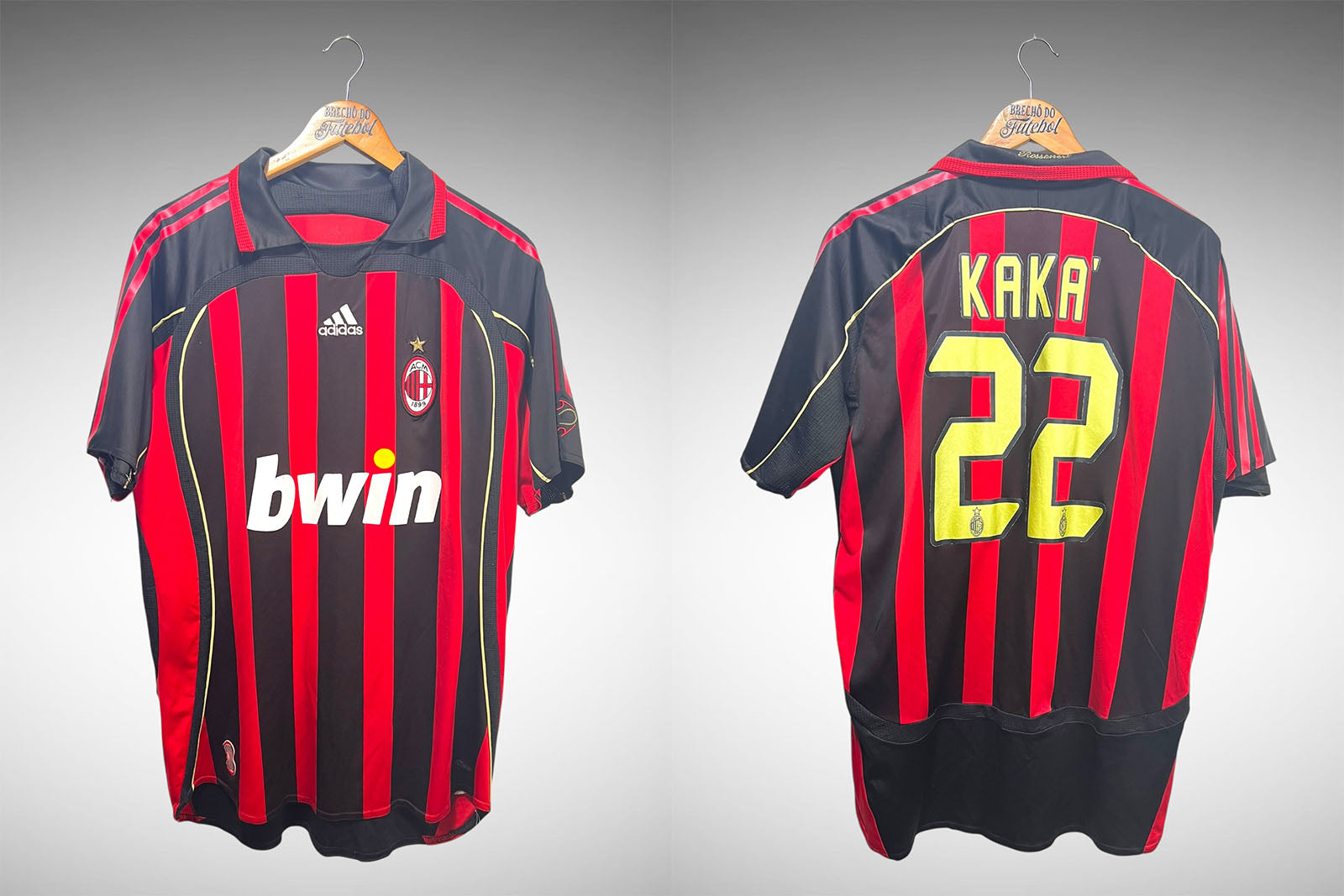 Milan 2006 Primeira Camisa Tam G Nº 22 Kaká.