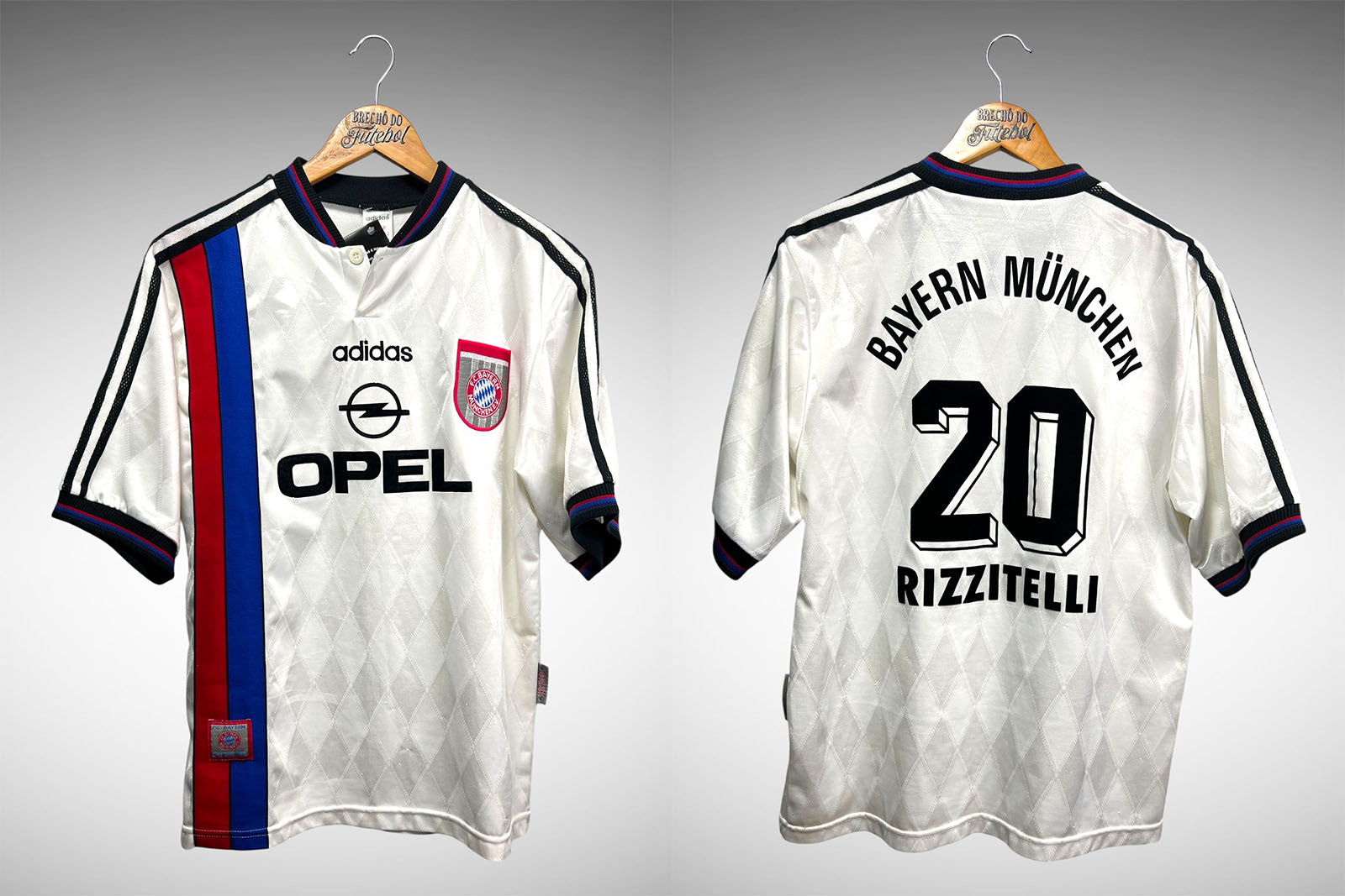 Bayern de Munique 1997 Segunda Camisa Tam M Nº 20 Rizzitelli.