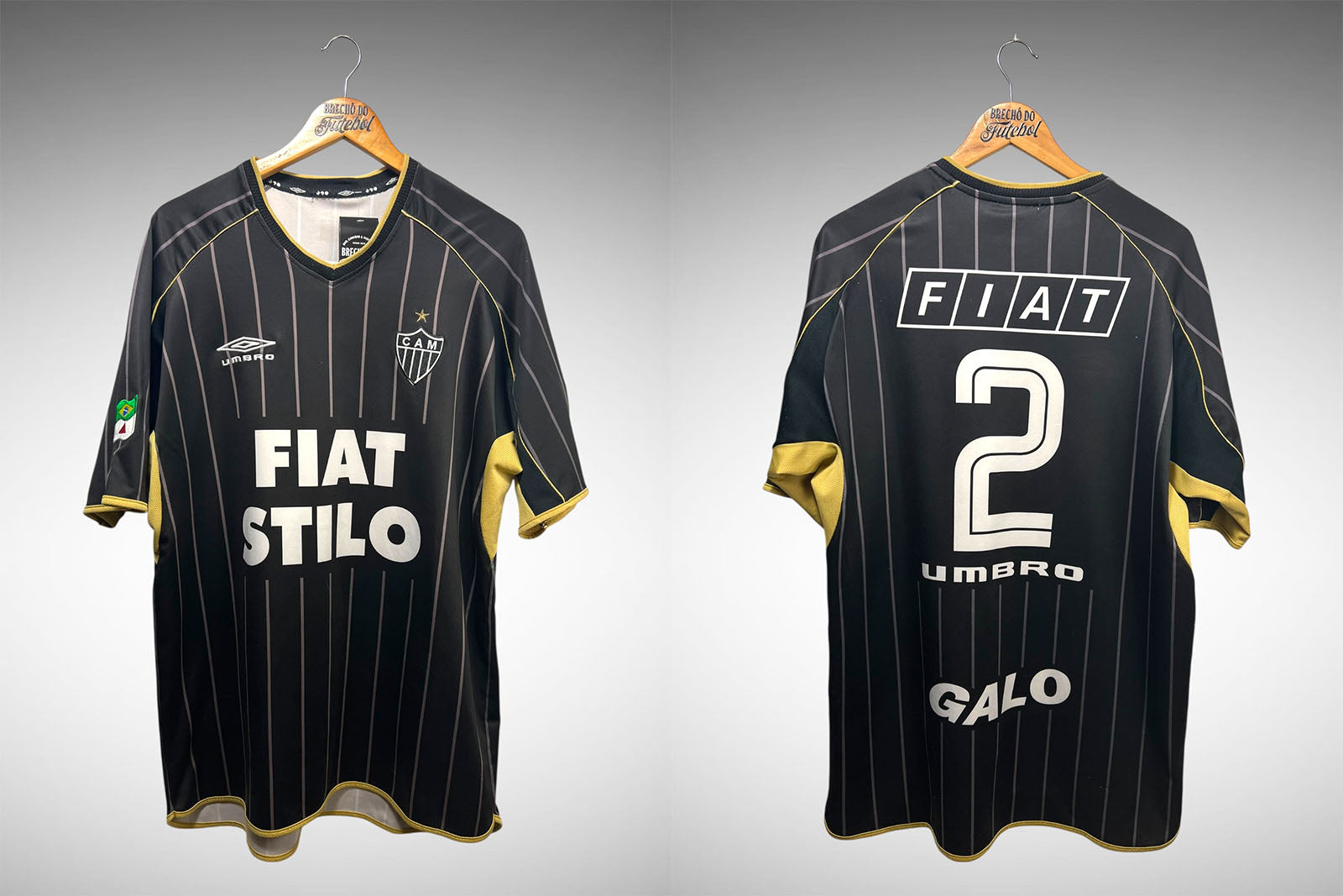 Atlético Mineiro 2003 Terceira Camisa Tam GG Nº 2.