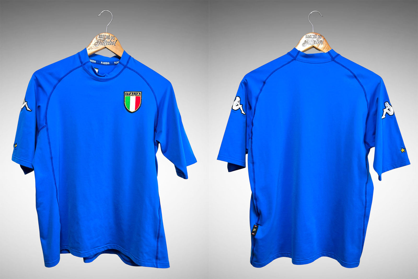 Itália 2002 Primeira Camisa Tam GG.