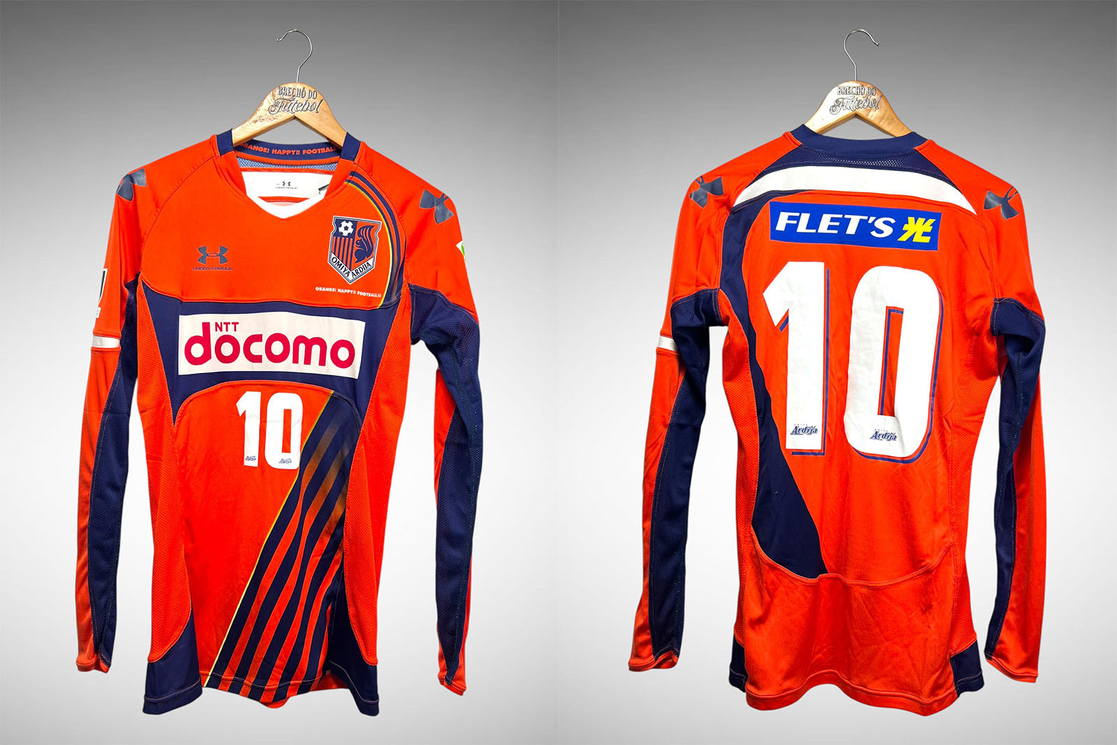 Omiya Ardija 2010 Primeira Camisa Tam GG Nº 10 Mangas Longas.