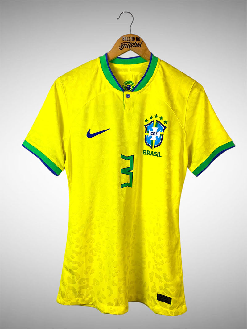 Brasil 2022 Primeira Camisa Tam M Nº 3 T. Silva.