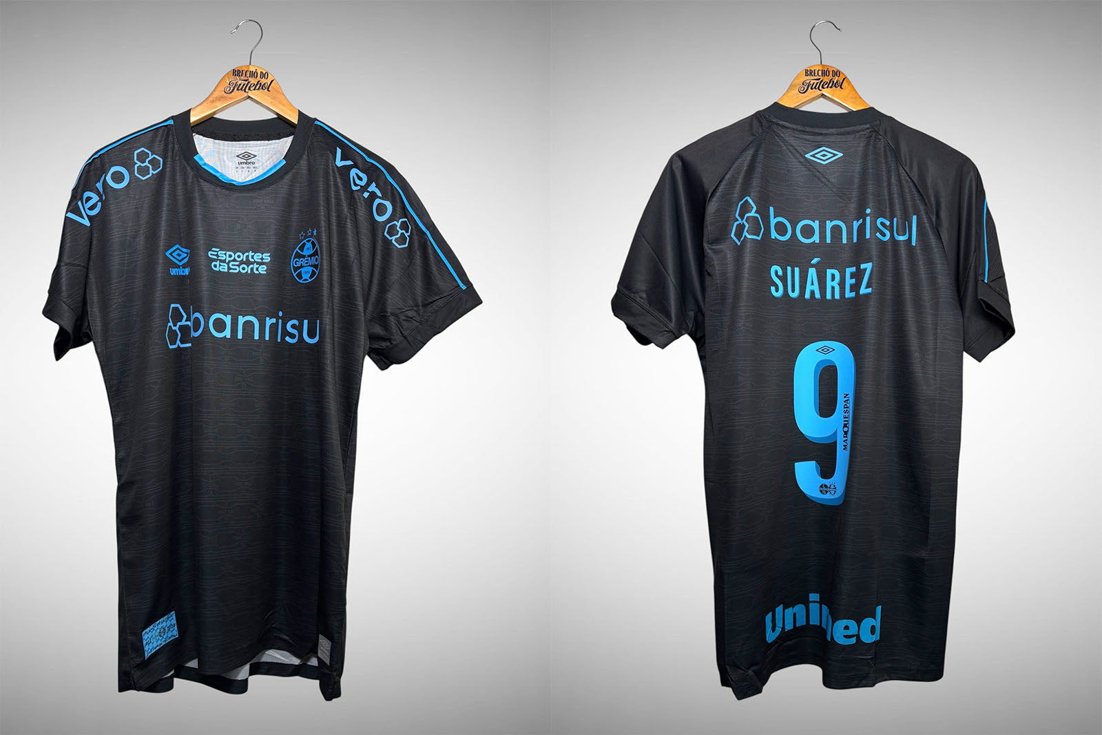 Grêmio 2023 Terceira Camisa Tam G Nº 9 Suárez.