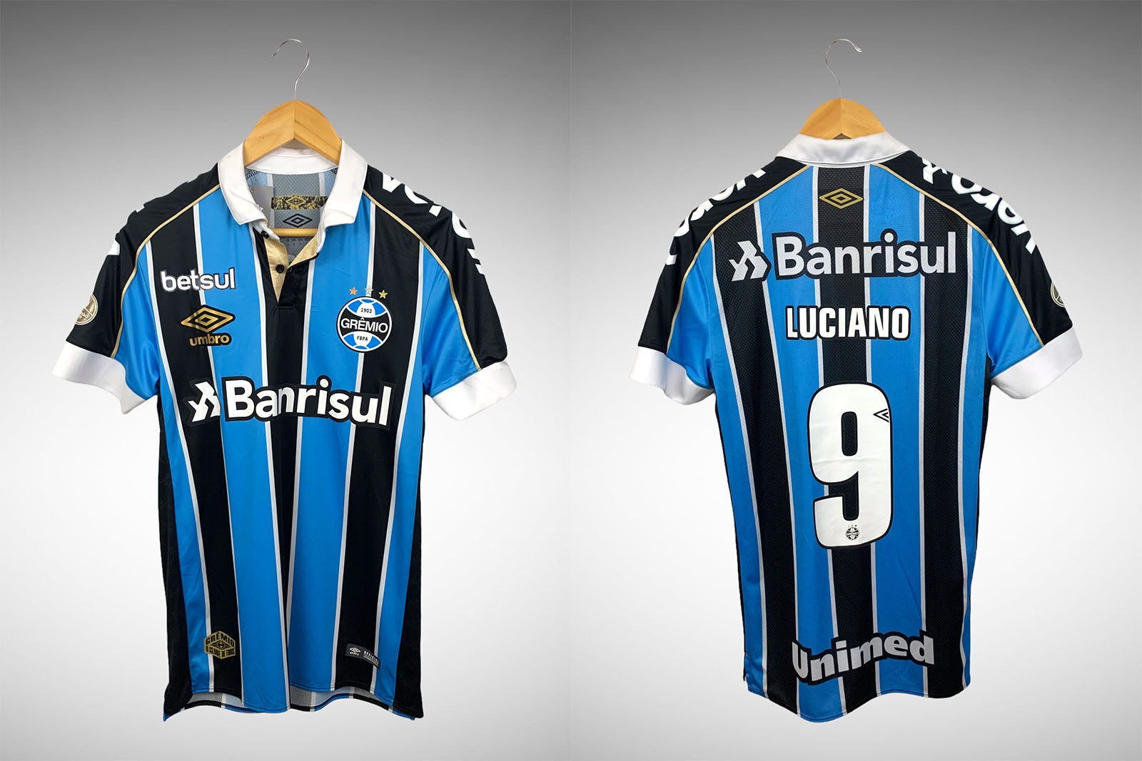 Grêmio Gauchão 2020 Primeira Camisa Tam P N# 9 Luciano.