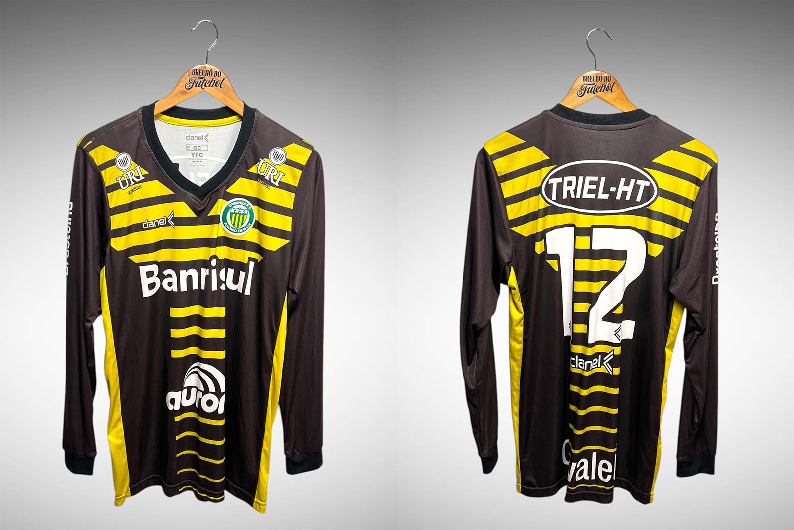 Ypiranga de Erechim Camisa de Goleiro Nº12 Tam GG