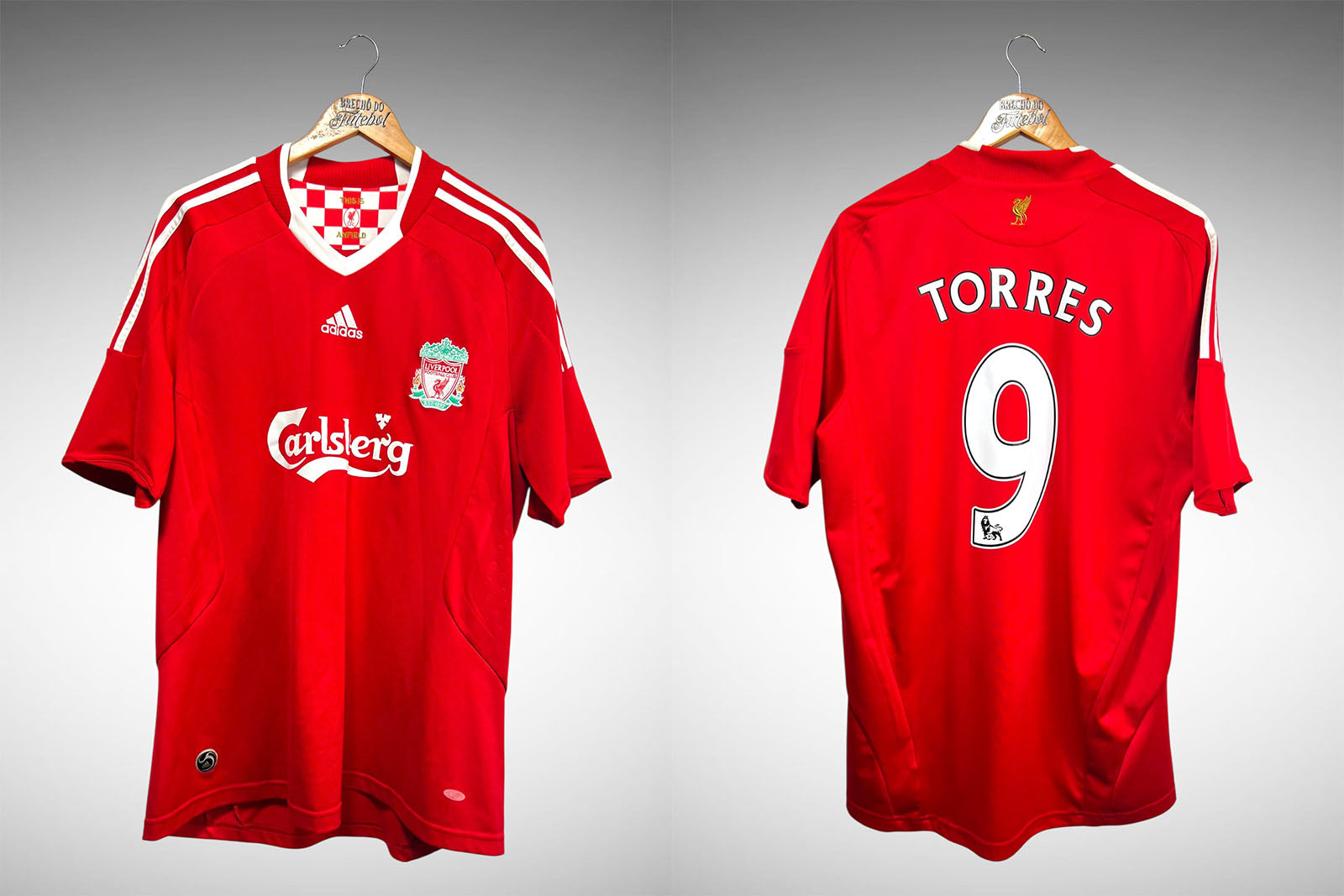 Liverpool 2008 Primeira Camisa Tam G Nº 9 Torres.