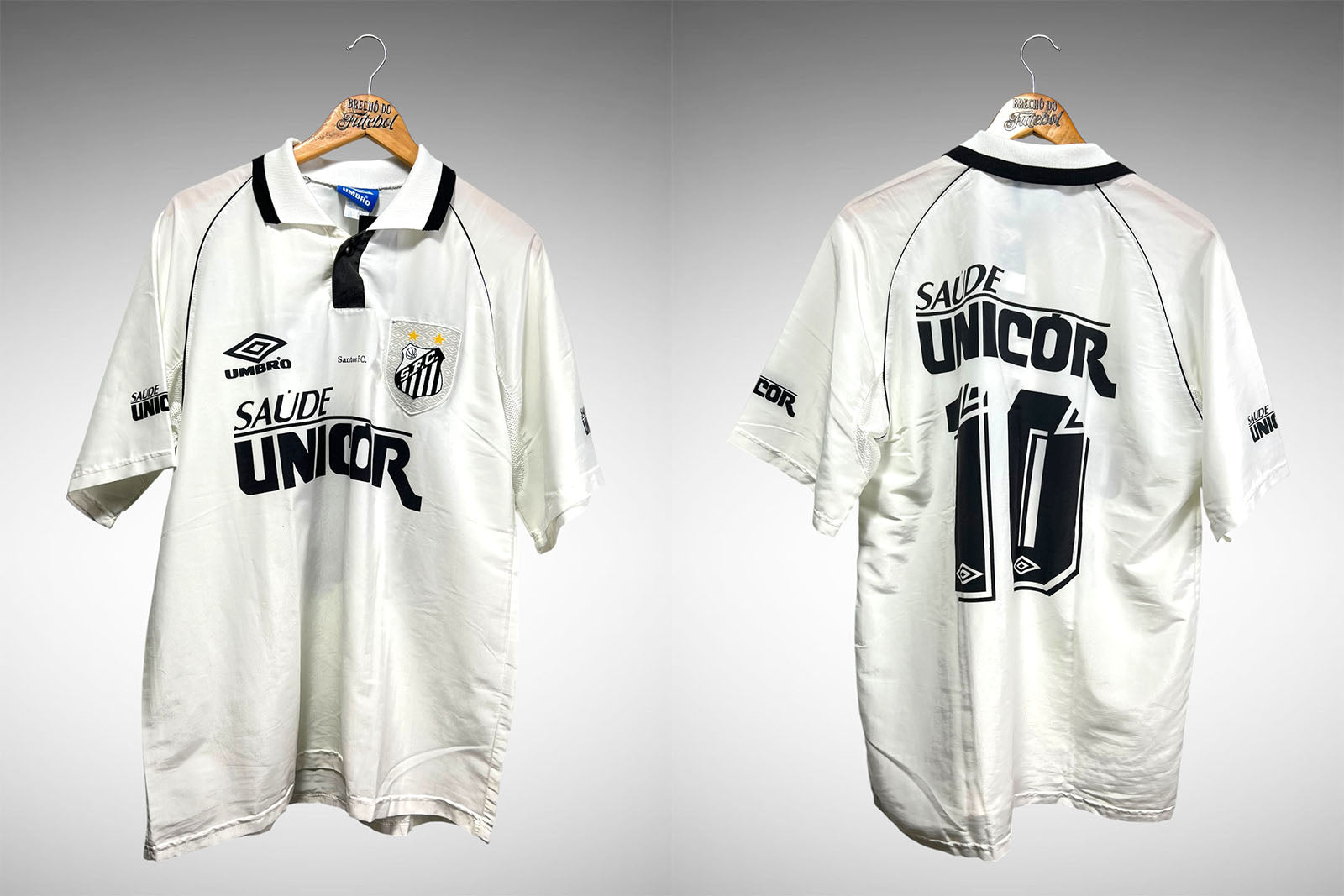 Santos 1997 Primeira Camisa Tam G Nº 10.