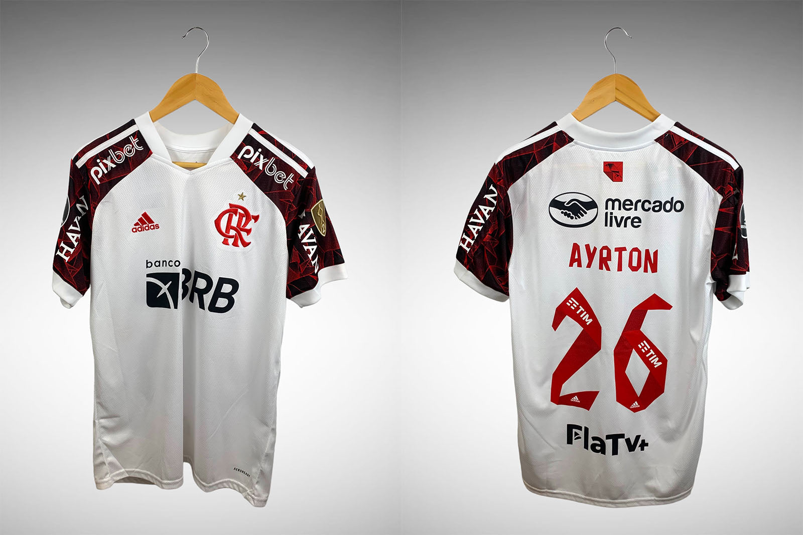Flamengo 2021 Segunda Camisa Tam M Nº26 Ayrton.