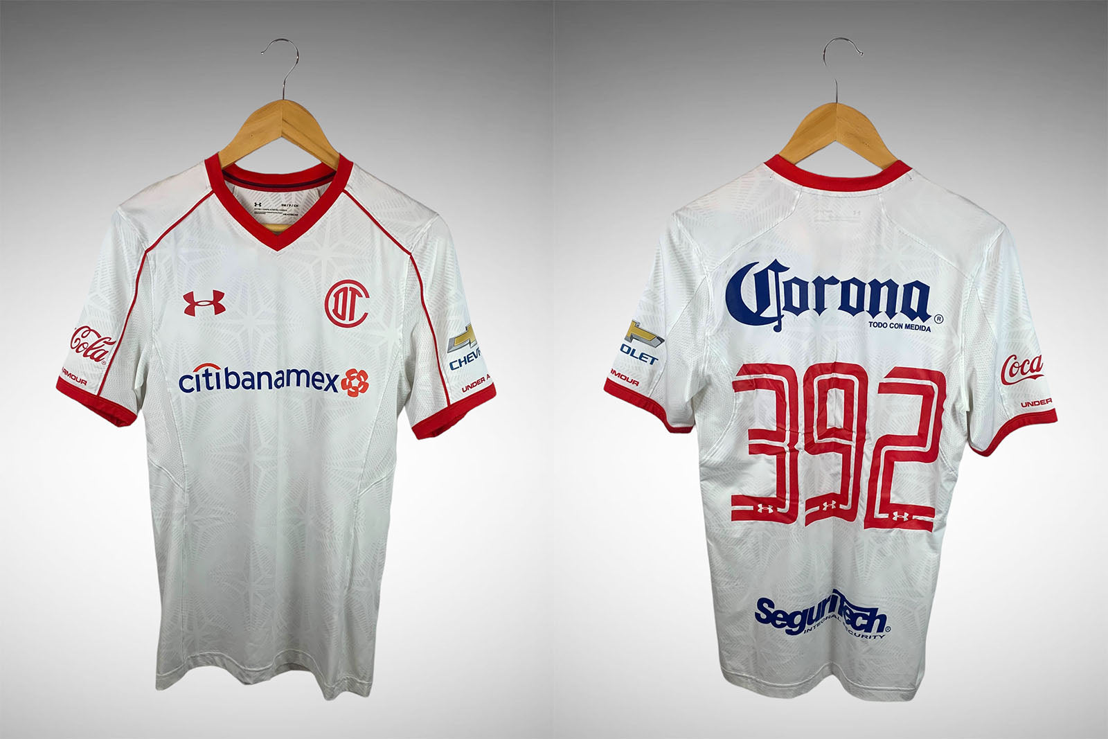 Toluca 2017 Segunda Camisa Tam P N# 392.