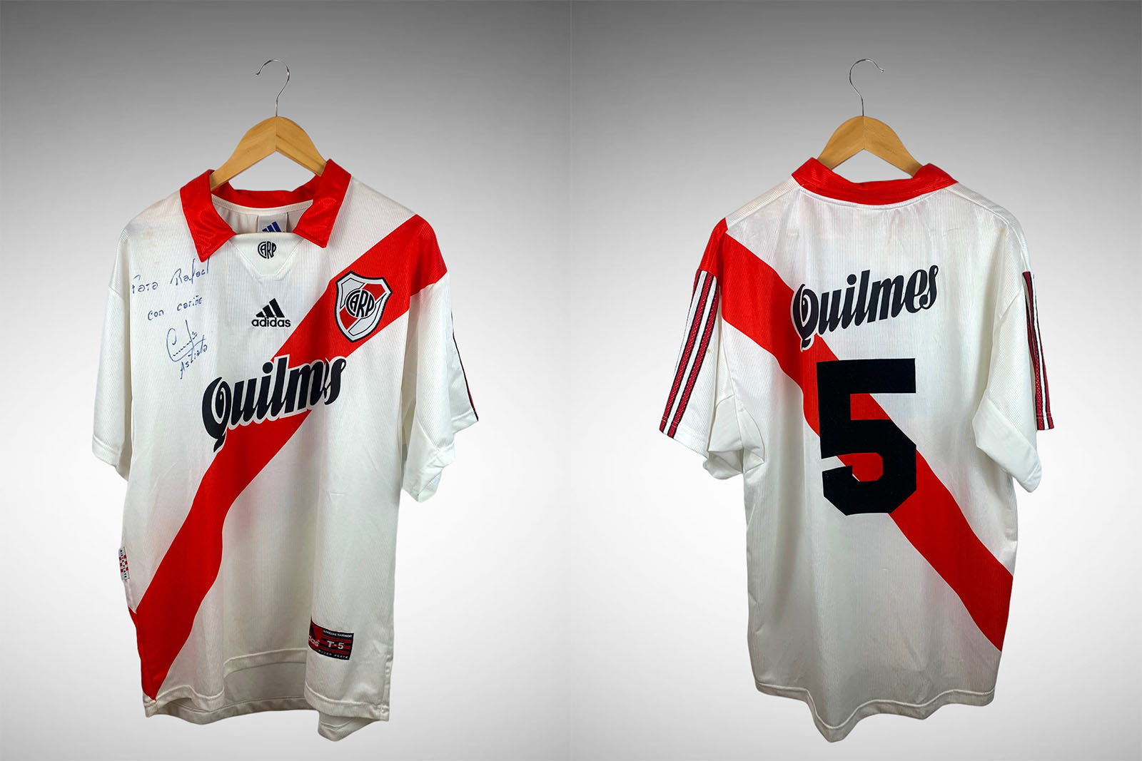 River Plate 1998 Primeira Camisa Tam Gg N# 5.