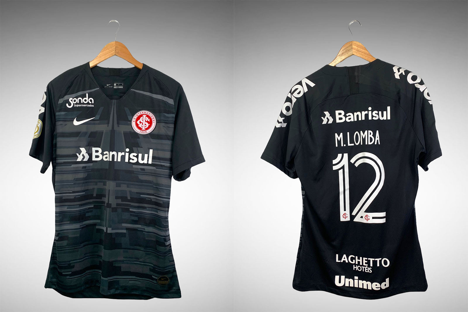 Internacional 2019 Camisa de Goleiro Tam G N# 12 M. Lomba.
