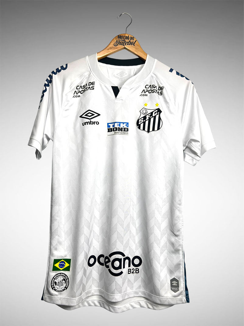 Santos 2020 Primeira Camisa Tam P Nº 6 Wagner.