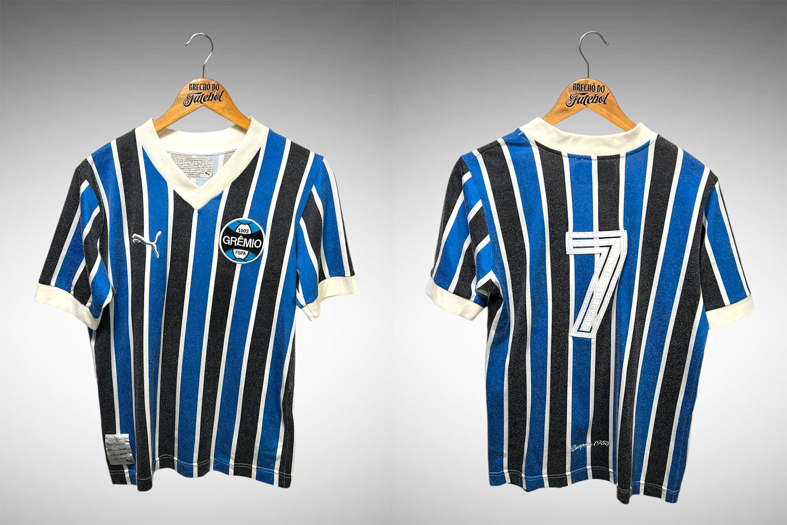 Grêmio 1983 Retrô Primeira Camisa Tam G Nº7.