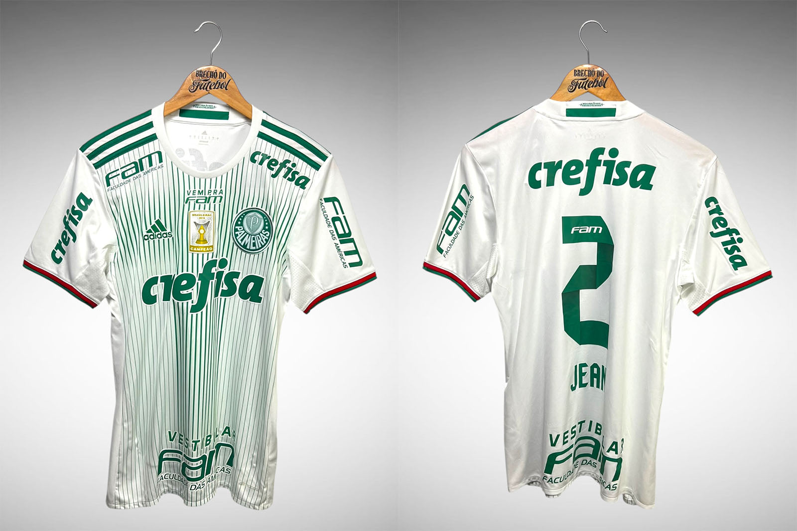 Palmeiras 2016 Segunda Camisa Tam P Nº2 Jean.