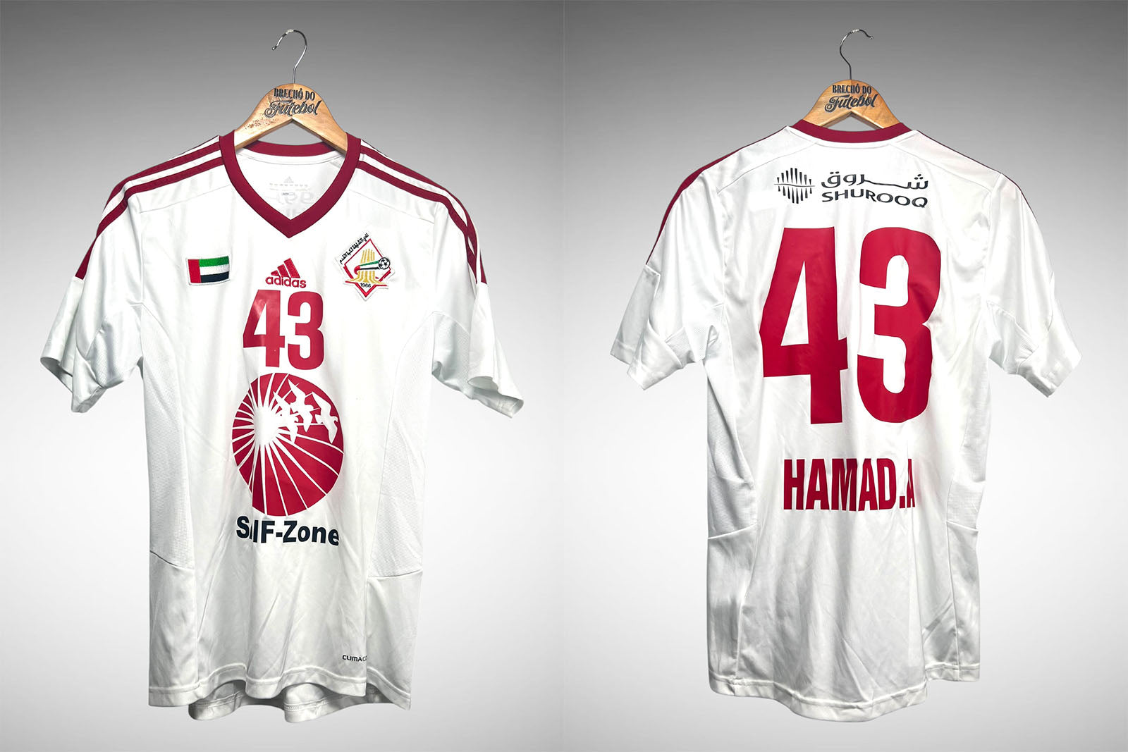 Dibba Al Fujairah 2016 Primeira Camisa Tam M Nº 5 Mohammad. Q.