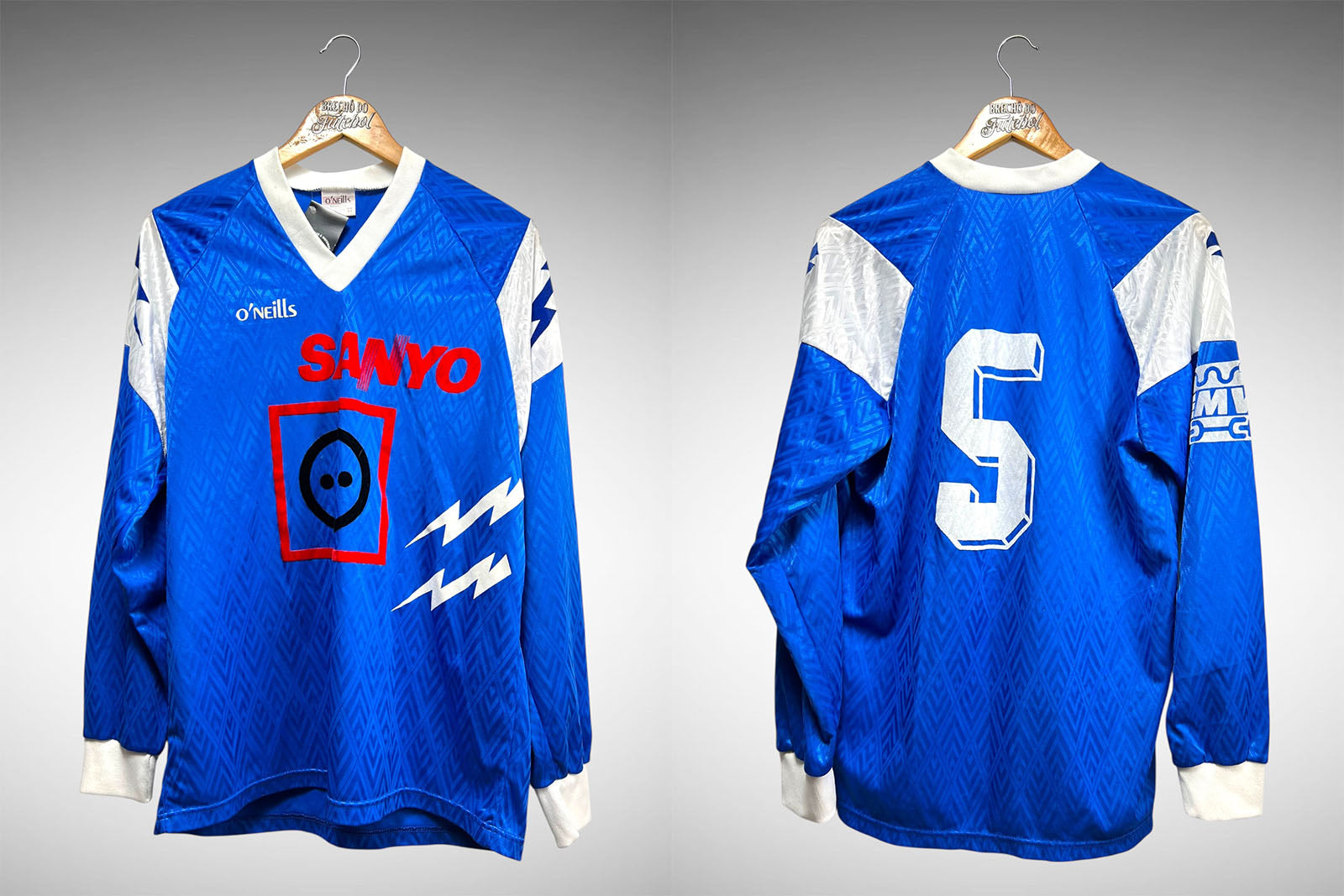 KV Kortrijk 1995 Segunda Camisa Tam G Nº 5 Mangas Longas.