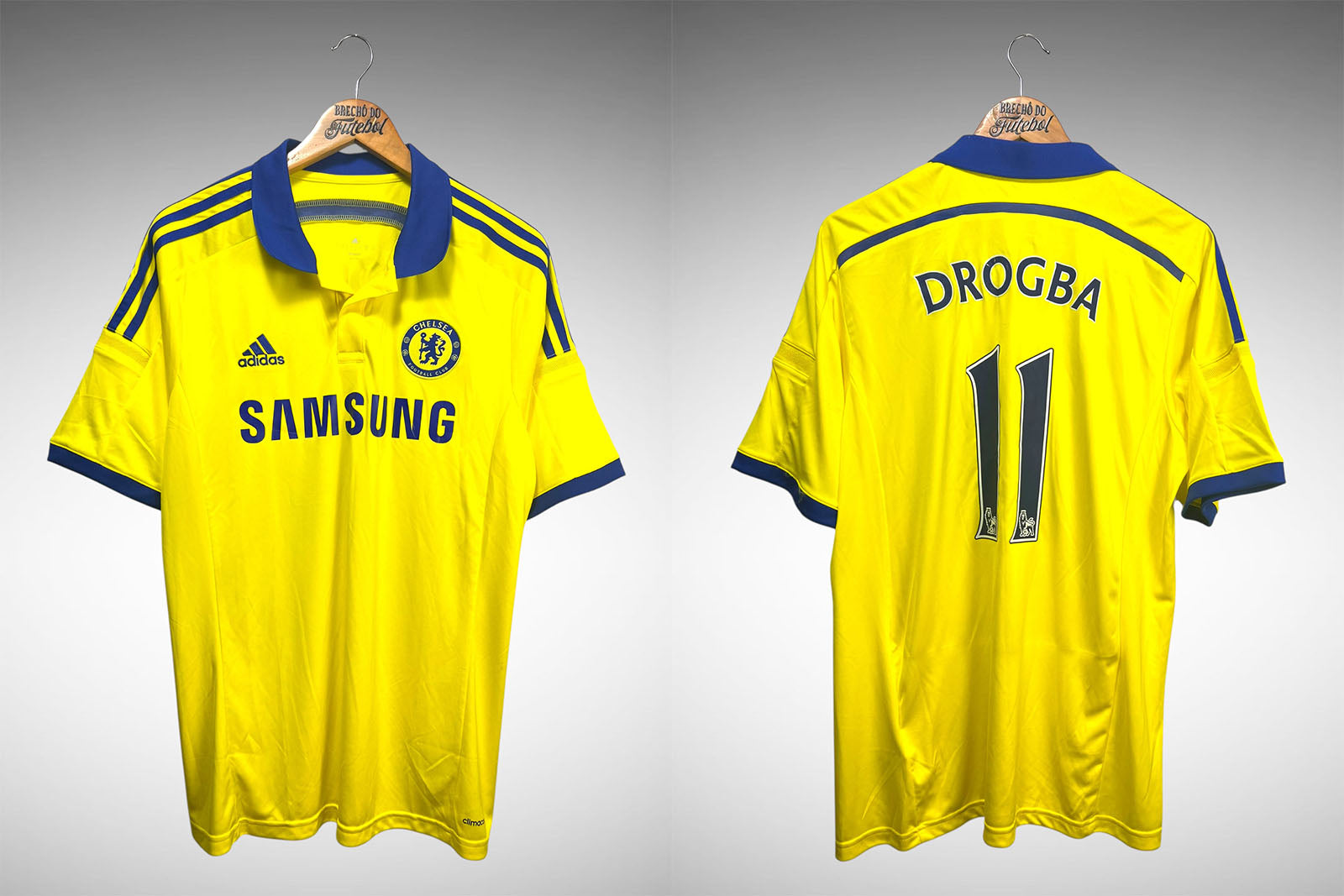 Chelsea 2014 Segunda Camisa Tam G Nº 11 Drogba.
